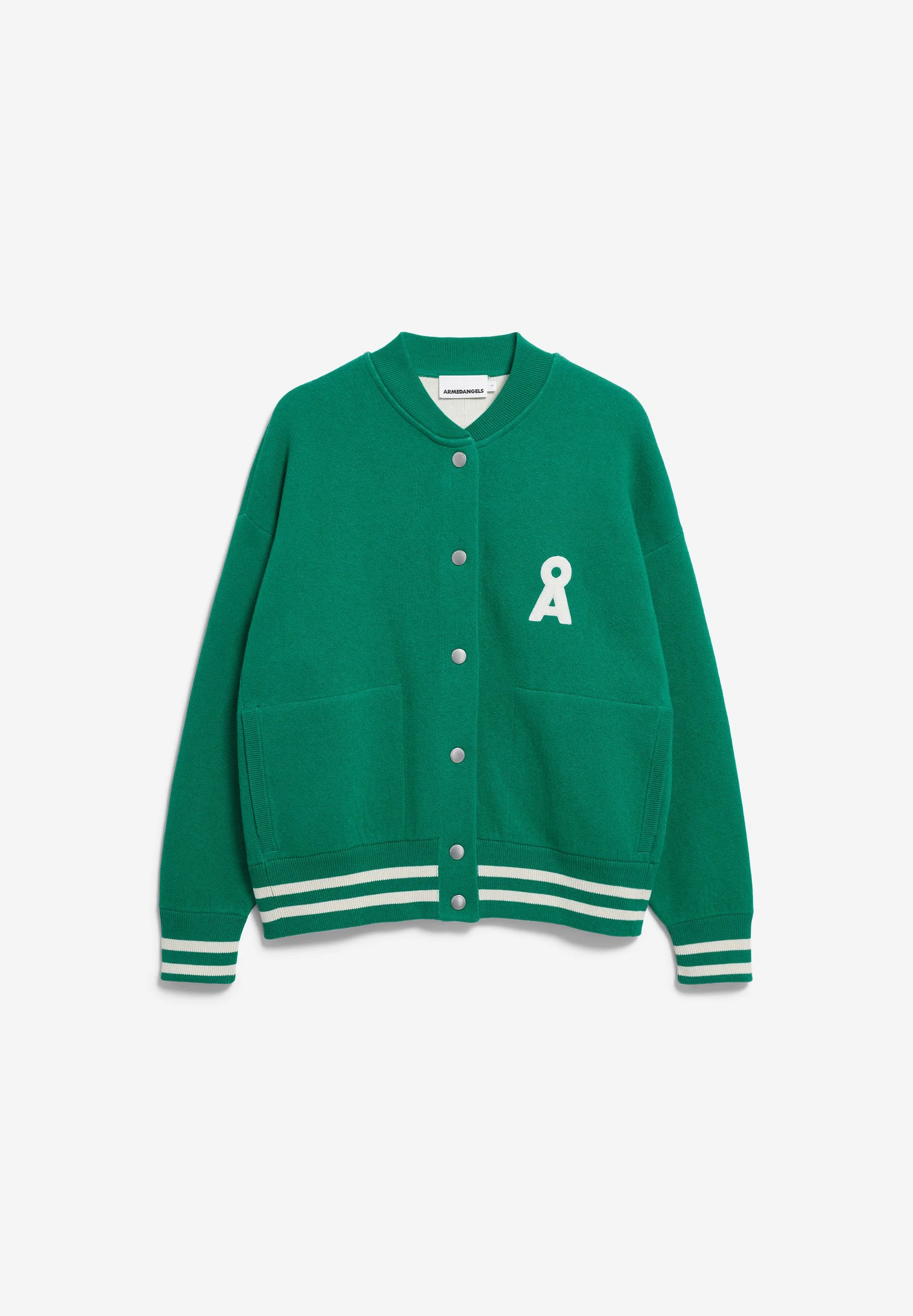 ICONIC Å BOMBERJACKE | emerald green-oatmilk - Image 6