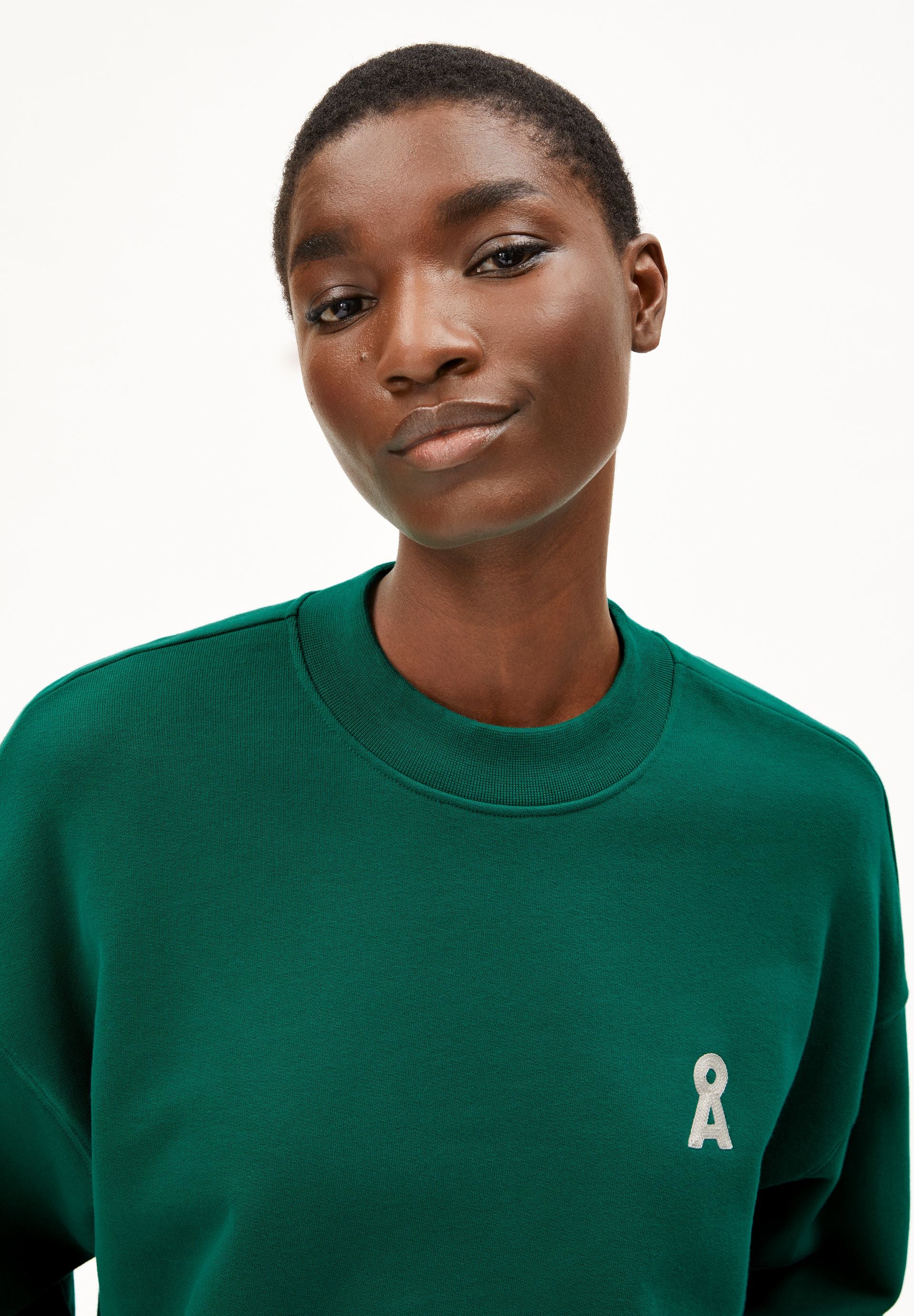 ICONIC Å ALIZAA SWEATSHIRT | emerald green - Image 3