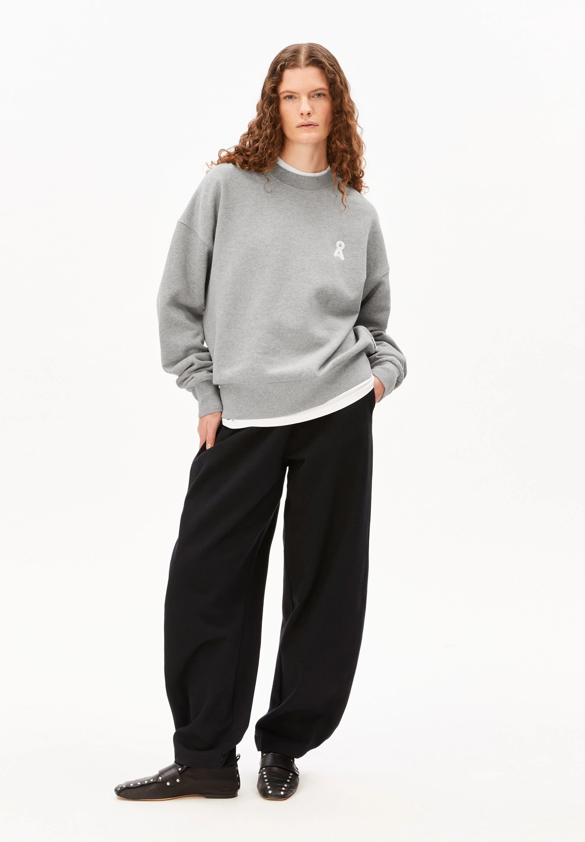 ICONIC Å ALIZAA SWEATSHIRT | silver melange - Image 5