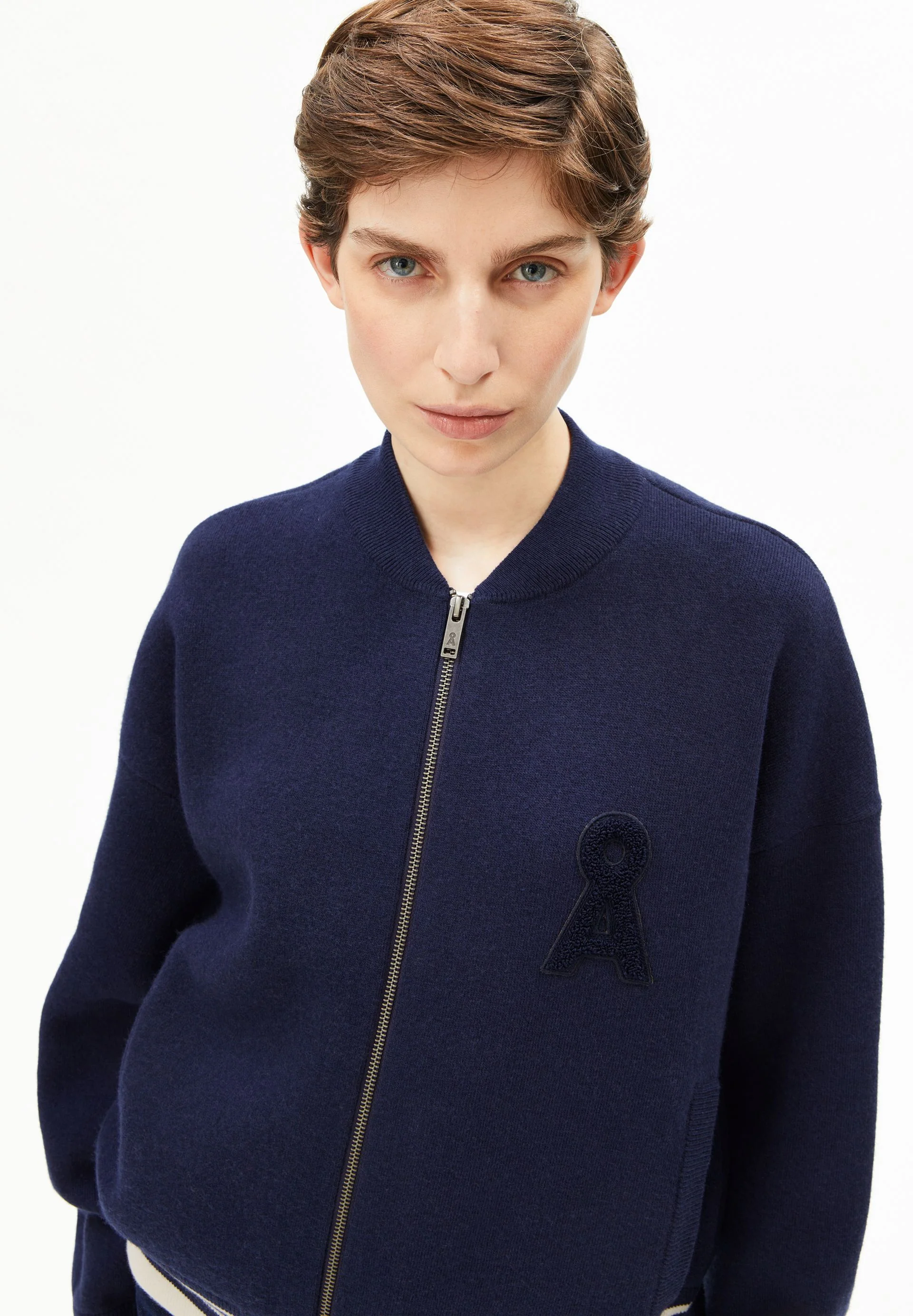 ICONIC Å BOMBERJACKE | tinted navy-oatmilk - Image 3