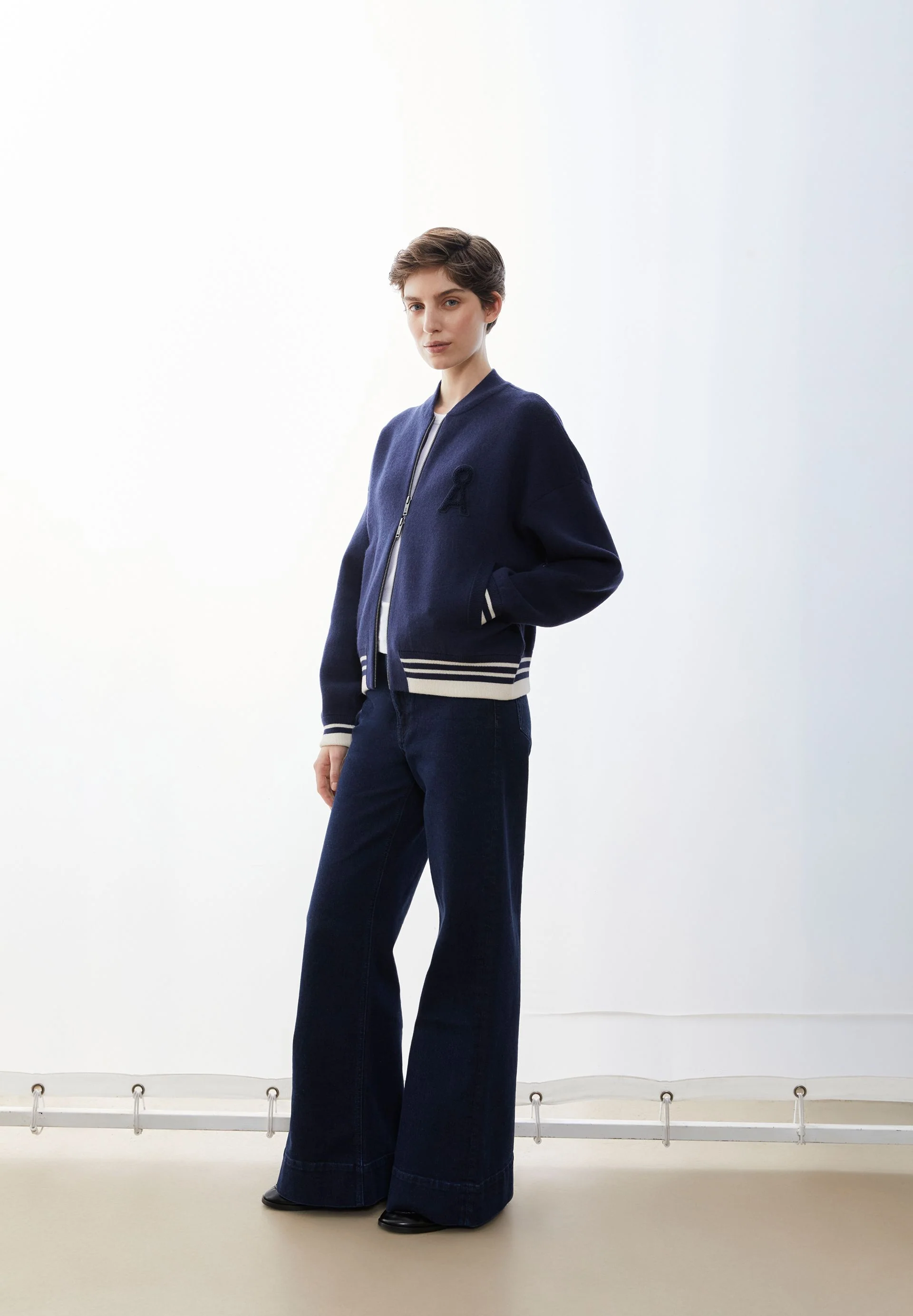 ICONIC Å BOMBERJACKE | tinted navy-oatmilk - Image 4