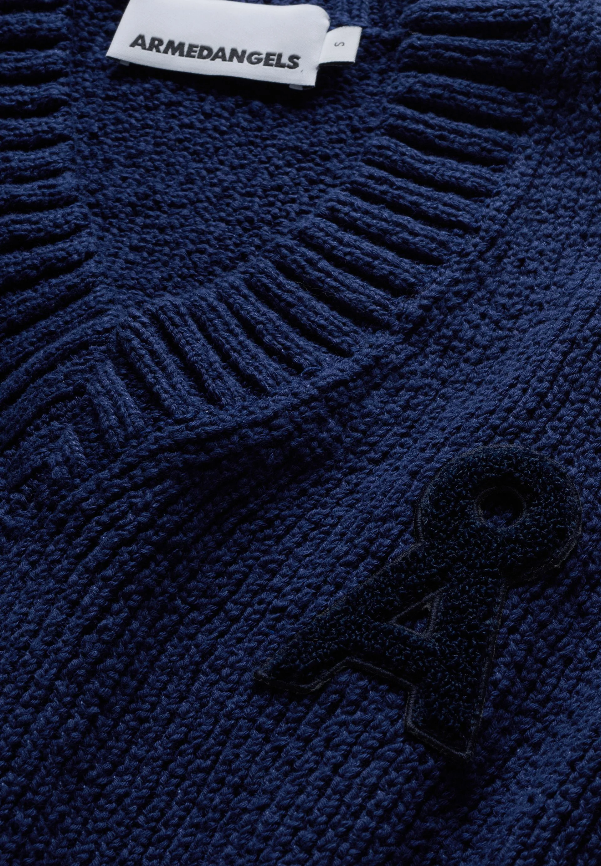 ICONIC Å COLLEGE STRICKPULLOVER | tinted navy-oatmilk - Image 6
