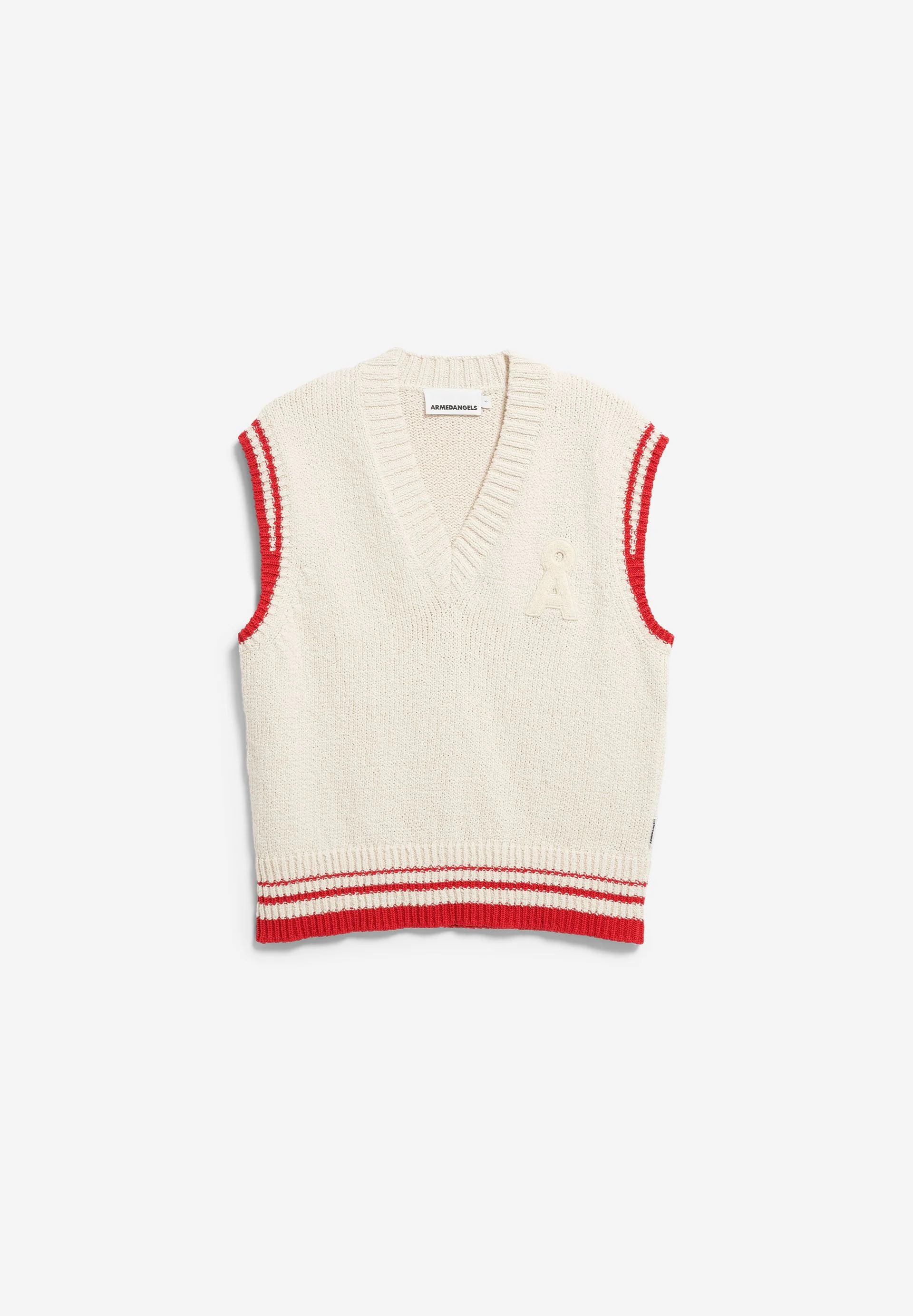 ICONIC Å COLLEGE PULLUNDER | oatmilk-mars red - Image 6