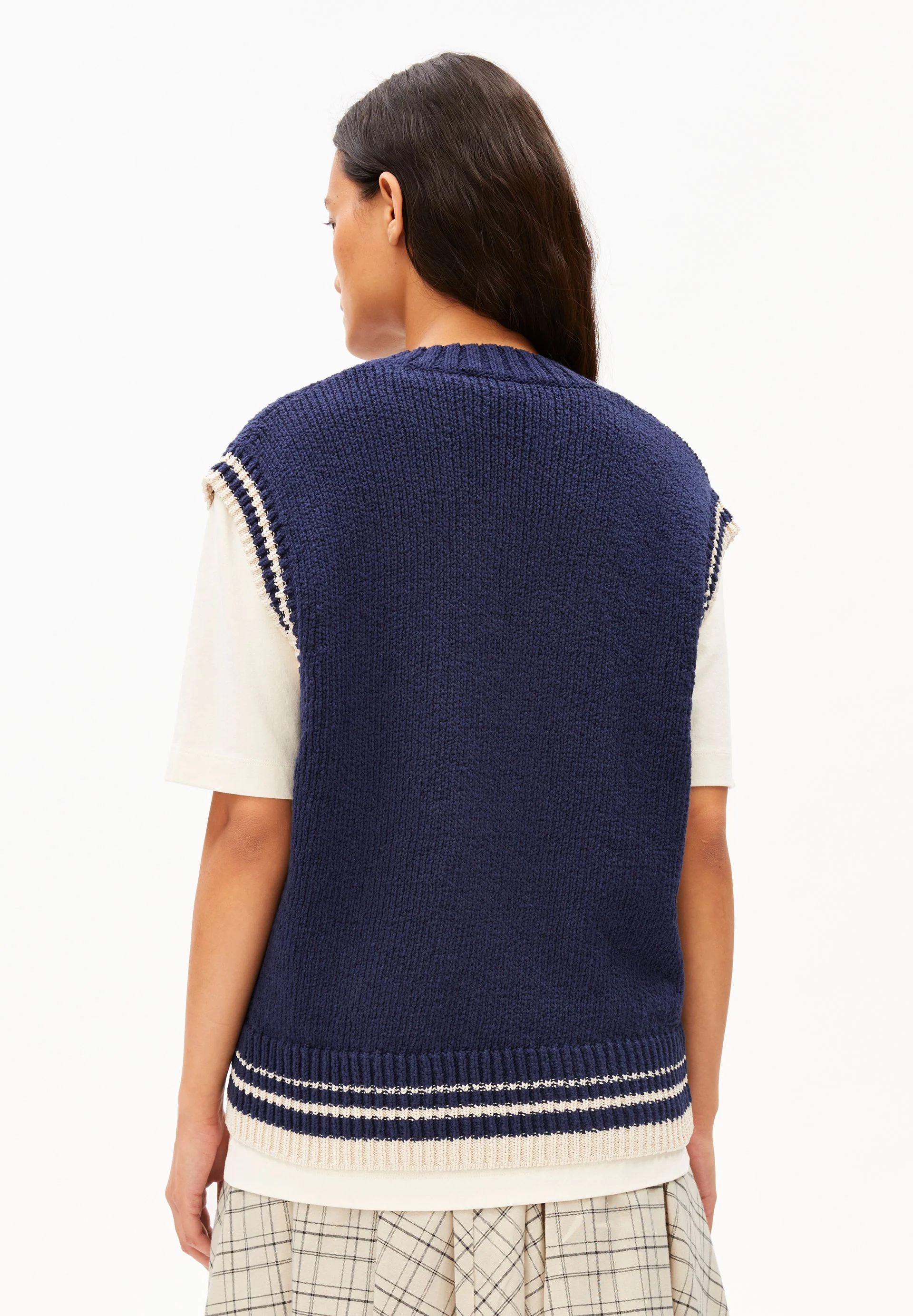 ICONIC Å COLLEGE PULLUNDER | tinted navy-oatmilk - Image 2