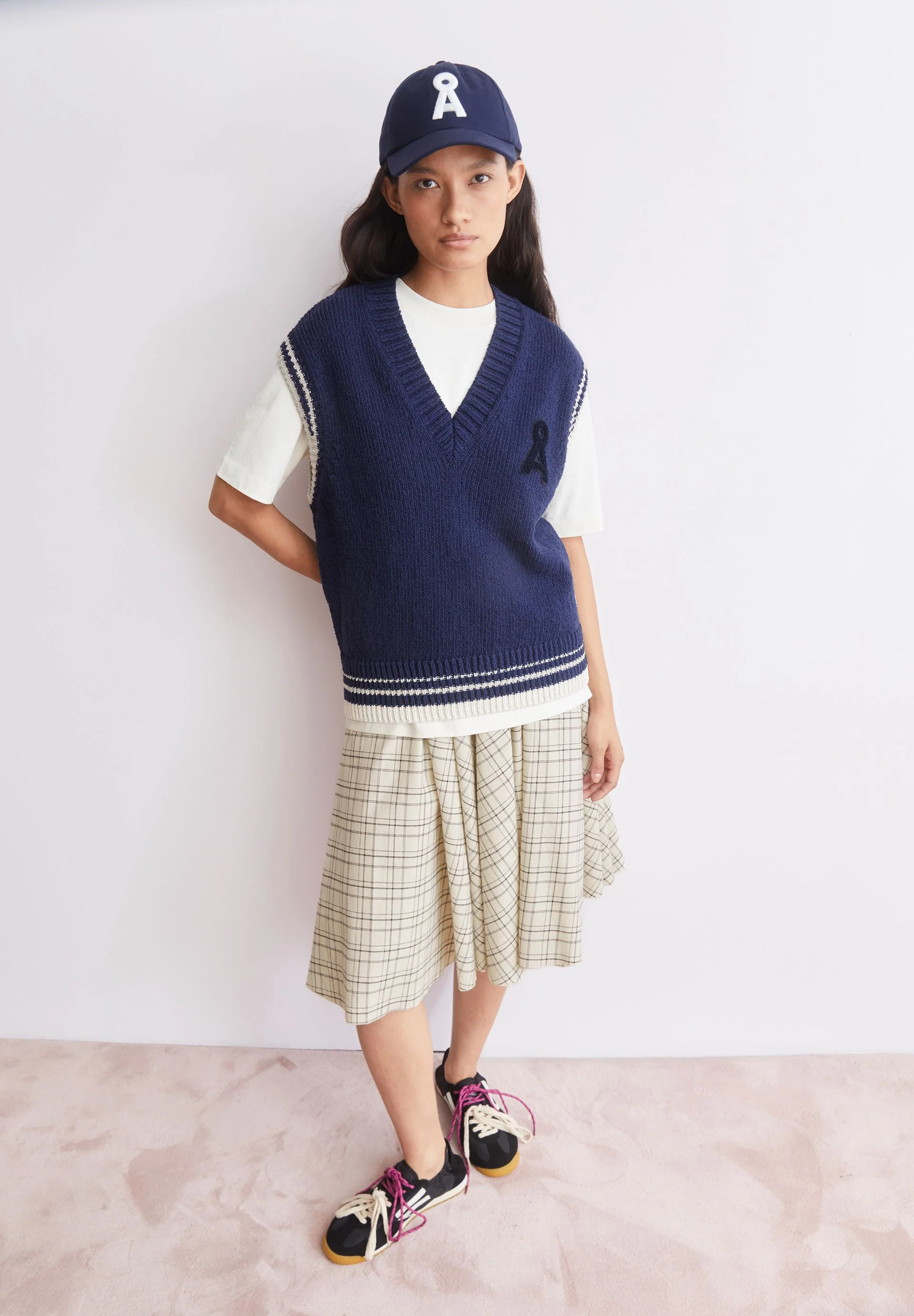 ICONIC Å COLLEGE PULLUNDER | tinted navy-oatmilk - Image 4