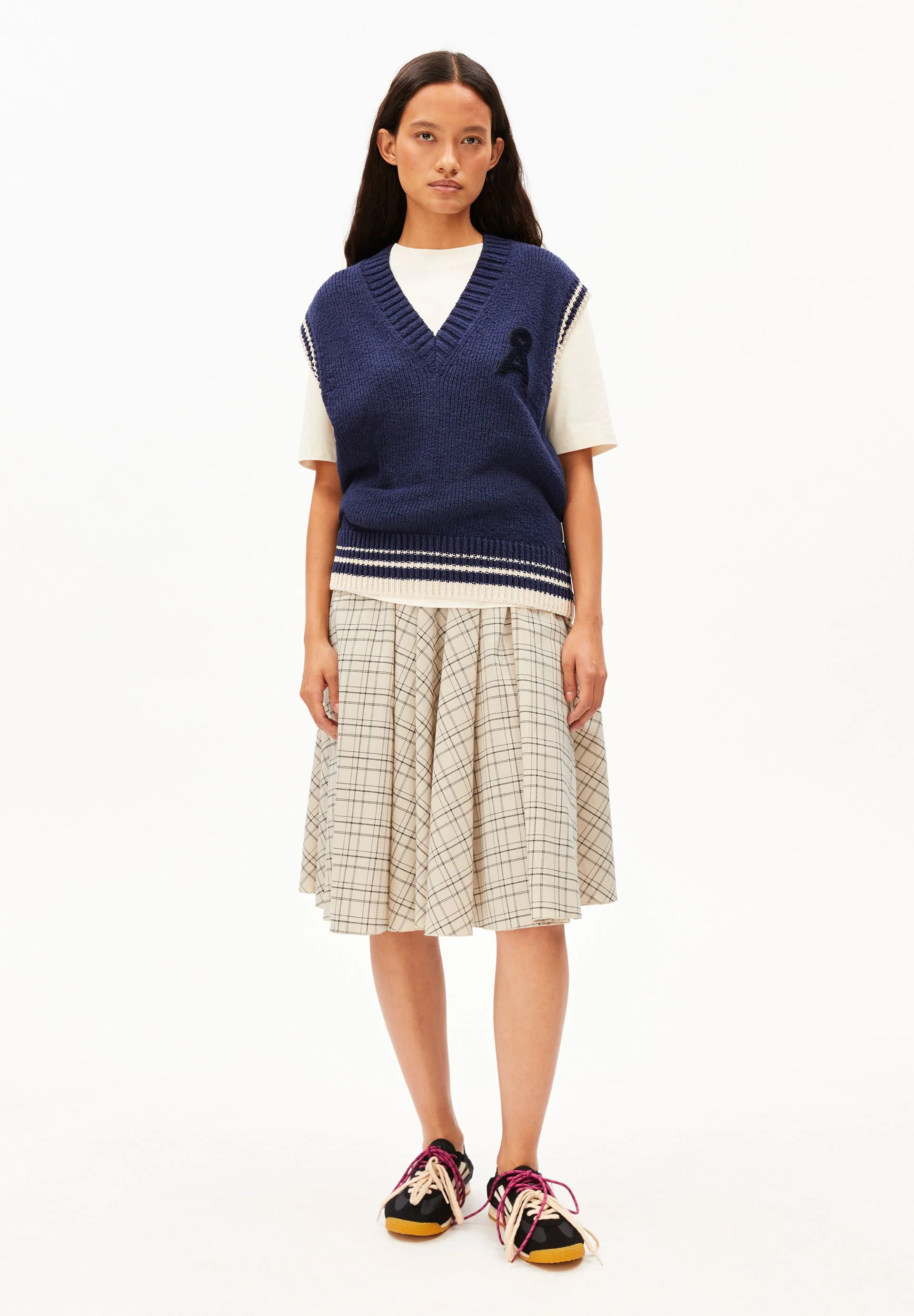 ICONIC Å COLLEGE PULLUNDER | tinted navy-oatmilk - Image 5