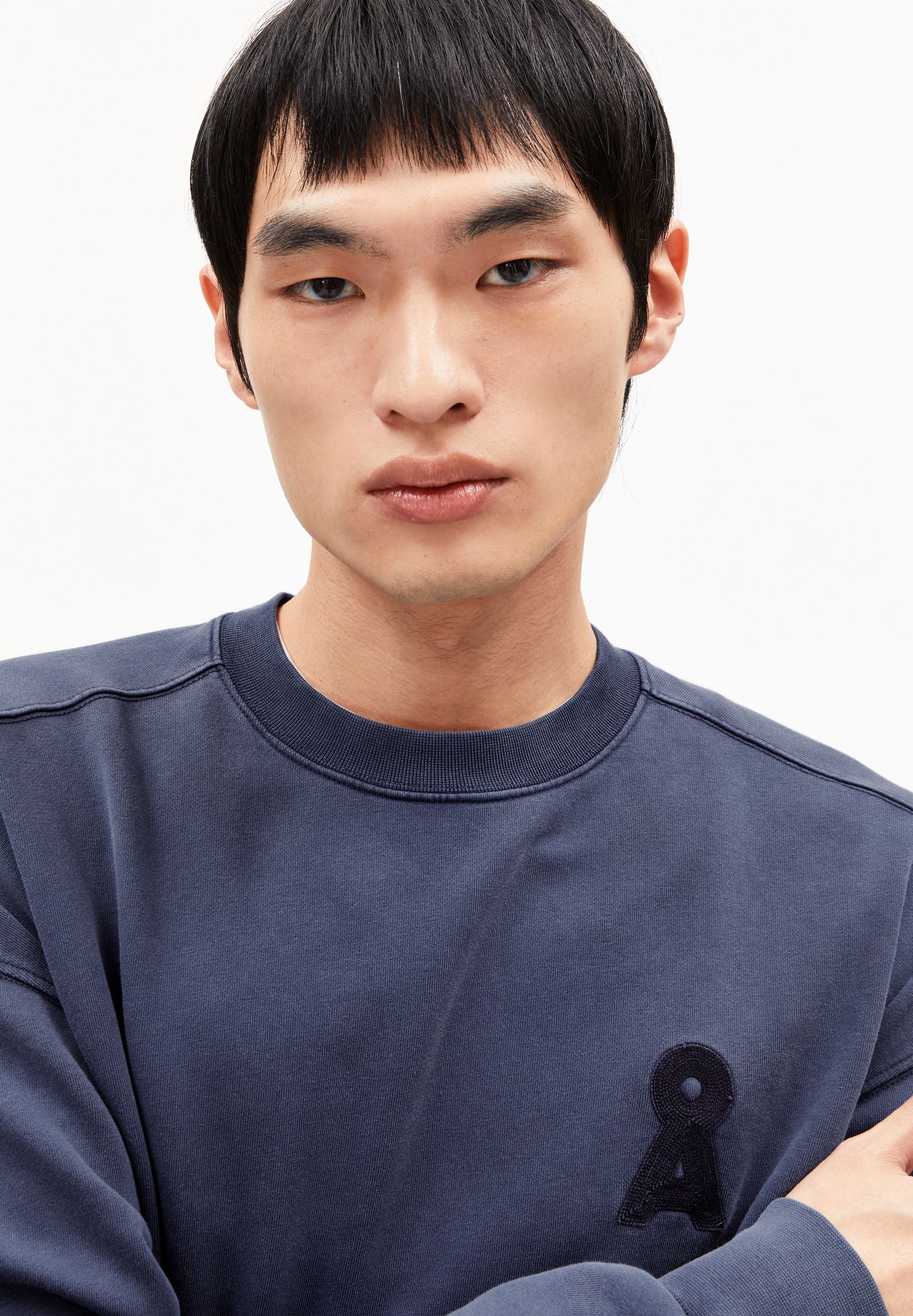 ICONIC Å EMAAL GMT DYE SWEATSHIRT | blue noon washed - Image 3