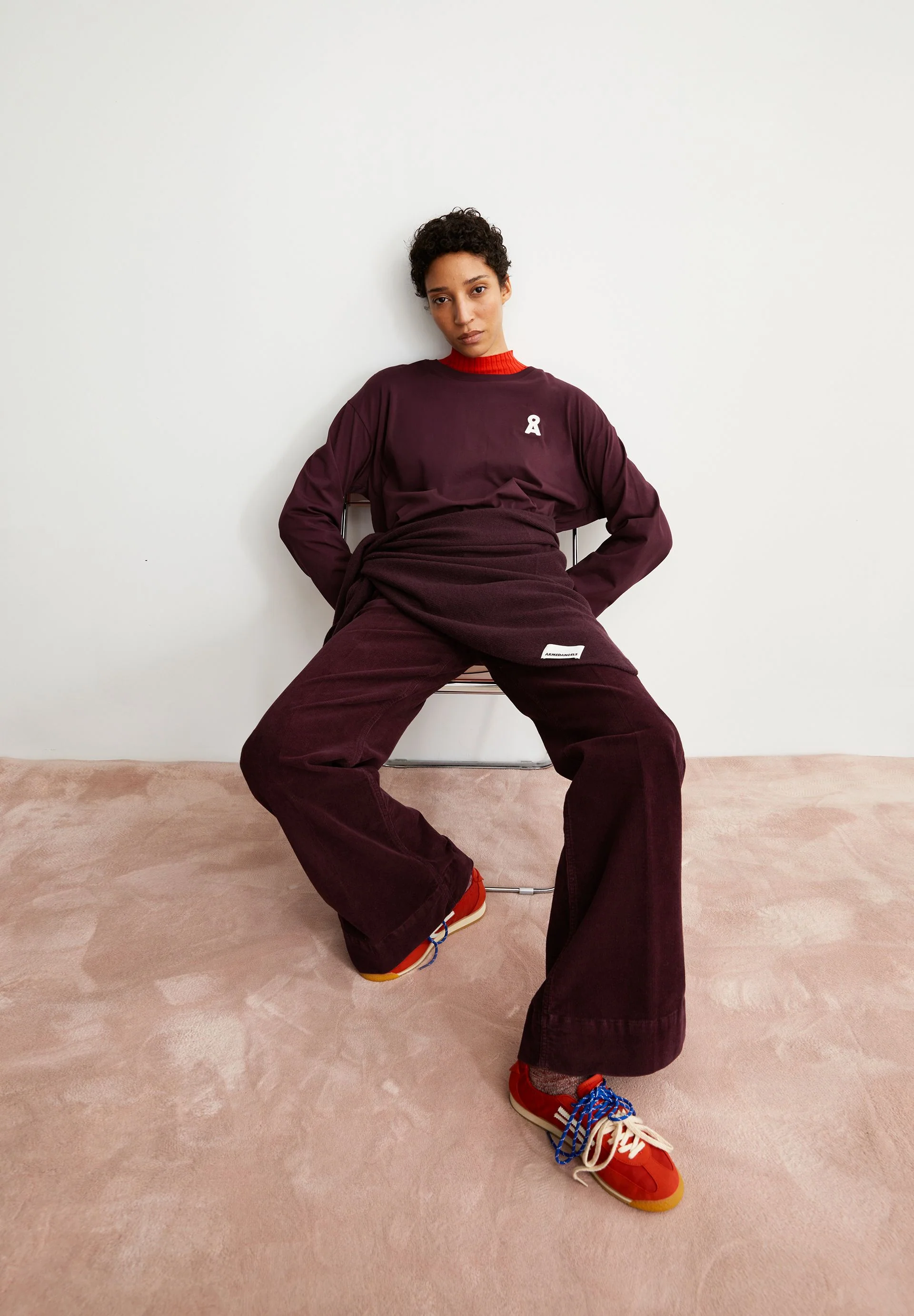 ICONIC Å FIETAA LANGARMSHIRT | dark cranberry - Image 4