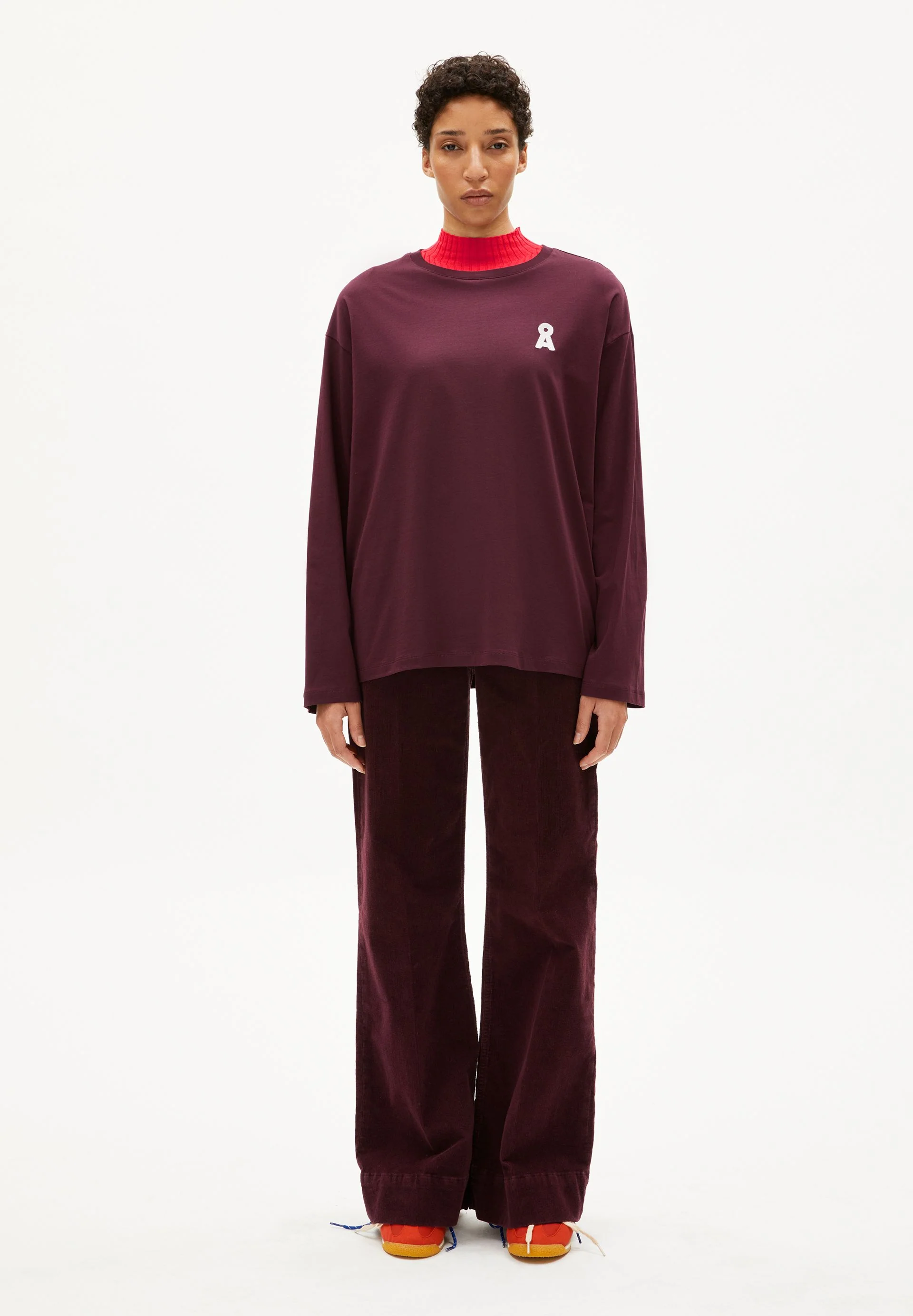ICONIC Å FIETAA LANGARMSHIRT | dark cranberry - Image 5