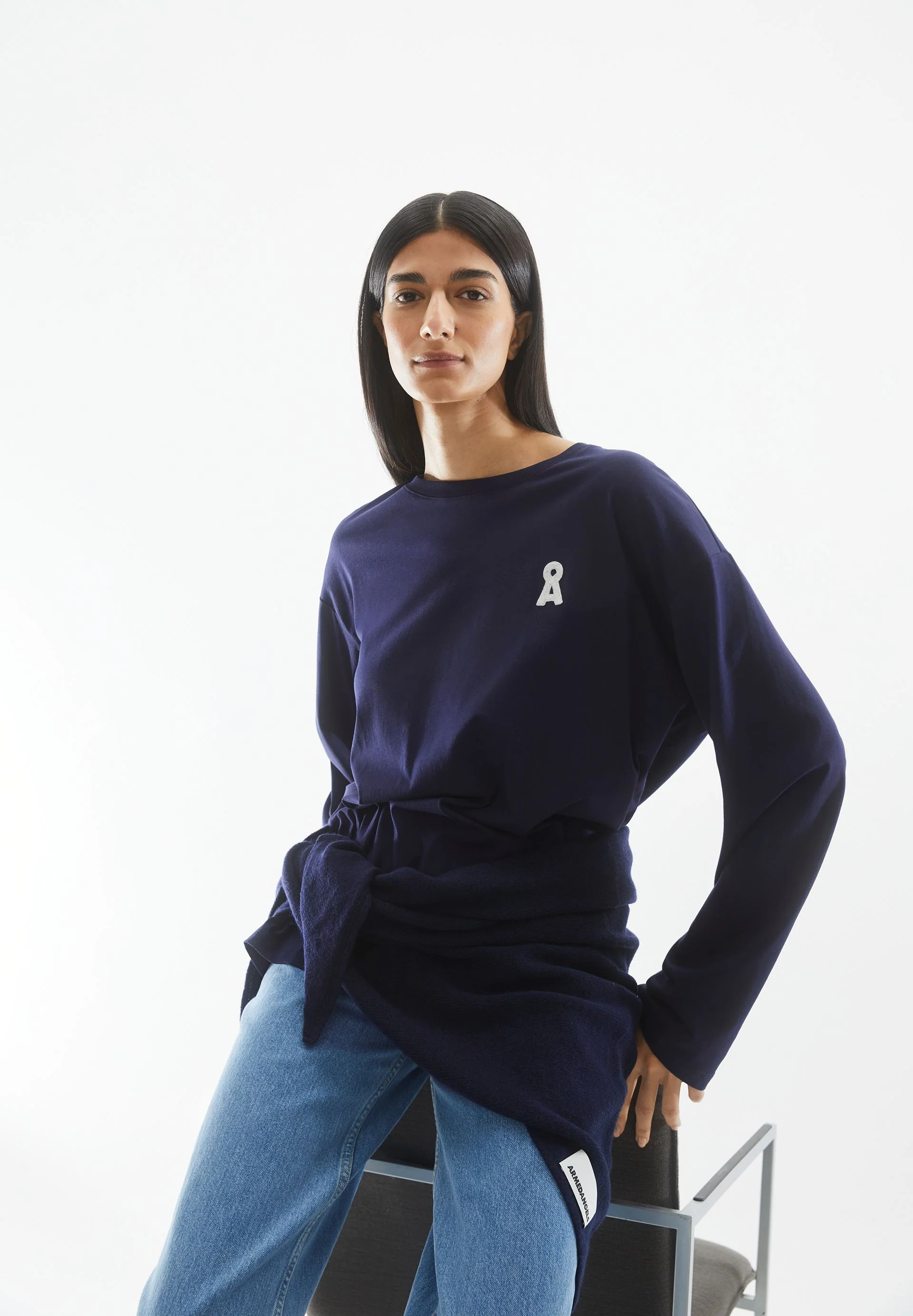 ICONIC Å FIETAA LANGARMSHIRT | tinted navy - Image 4