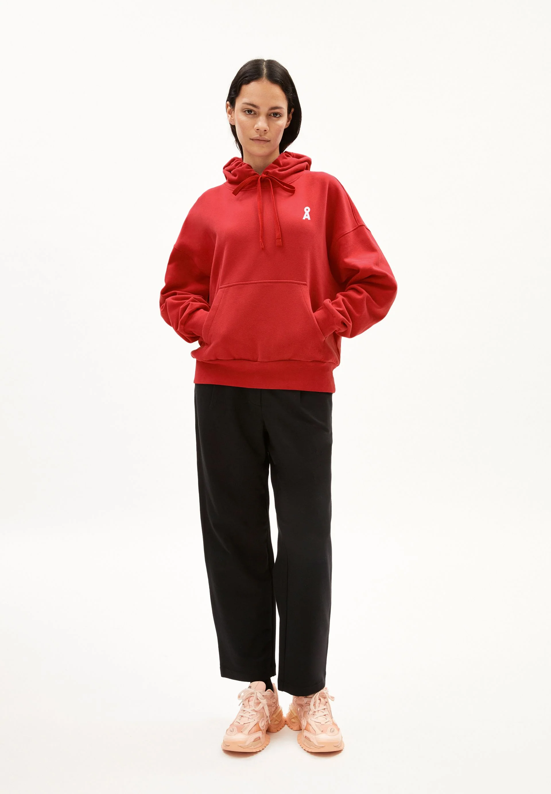 ICONIC Å FRANCISARAA SWEATHOODIE | coral blush - Image 5