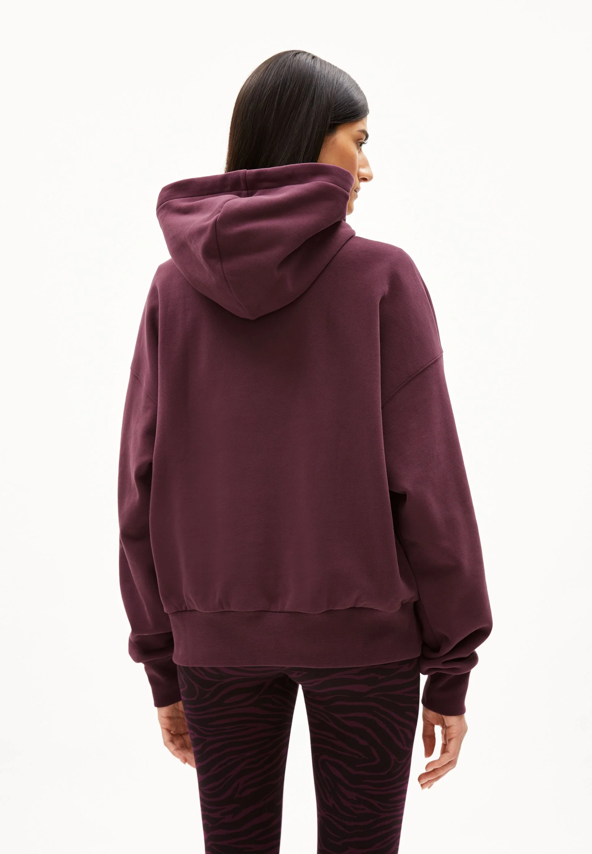 ICONIC Å FRANCISARAA SWEATHOODIE | dark cranberry - Image 2