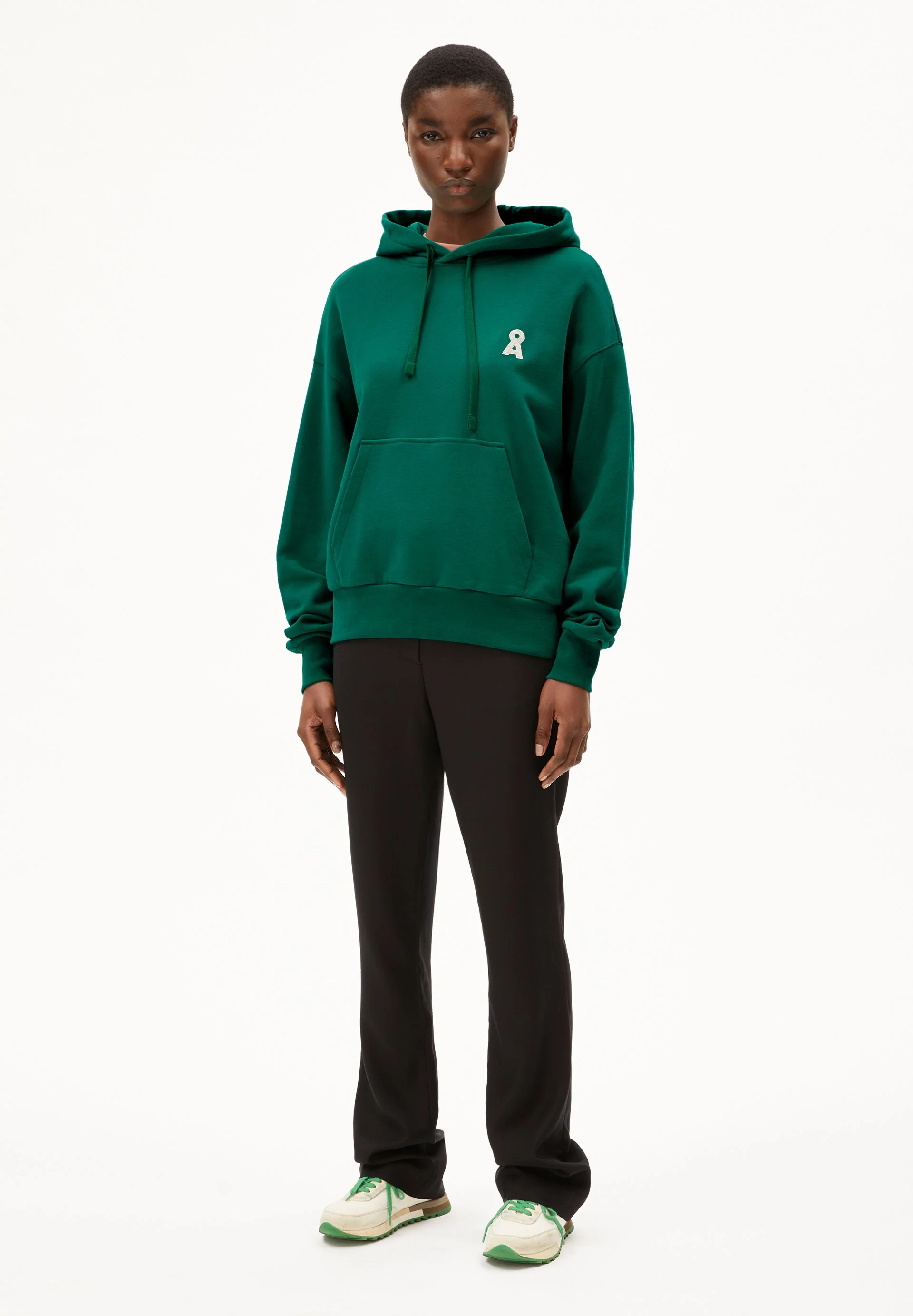 ICONIC Å FRANCISARAA SWEATHOODIE | emerald green - Image 5
