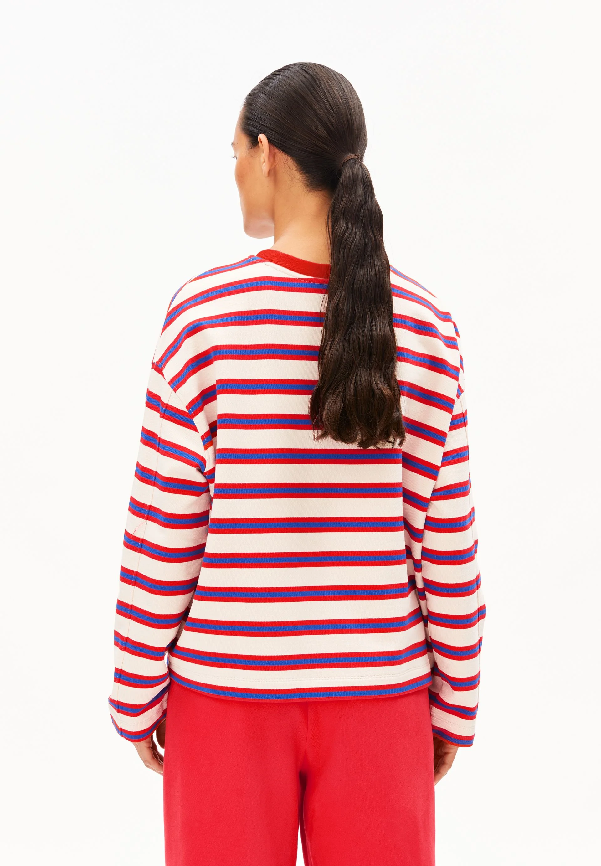 ICONIC Å FRANKAA BOLD SWEATSHIRT | undyed-mars red-dynamo blue - Image 2