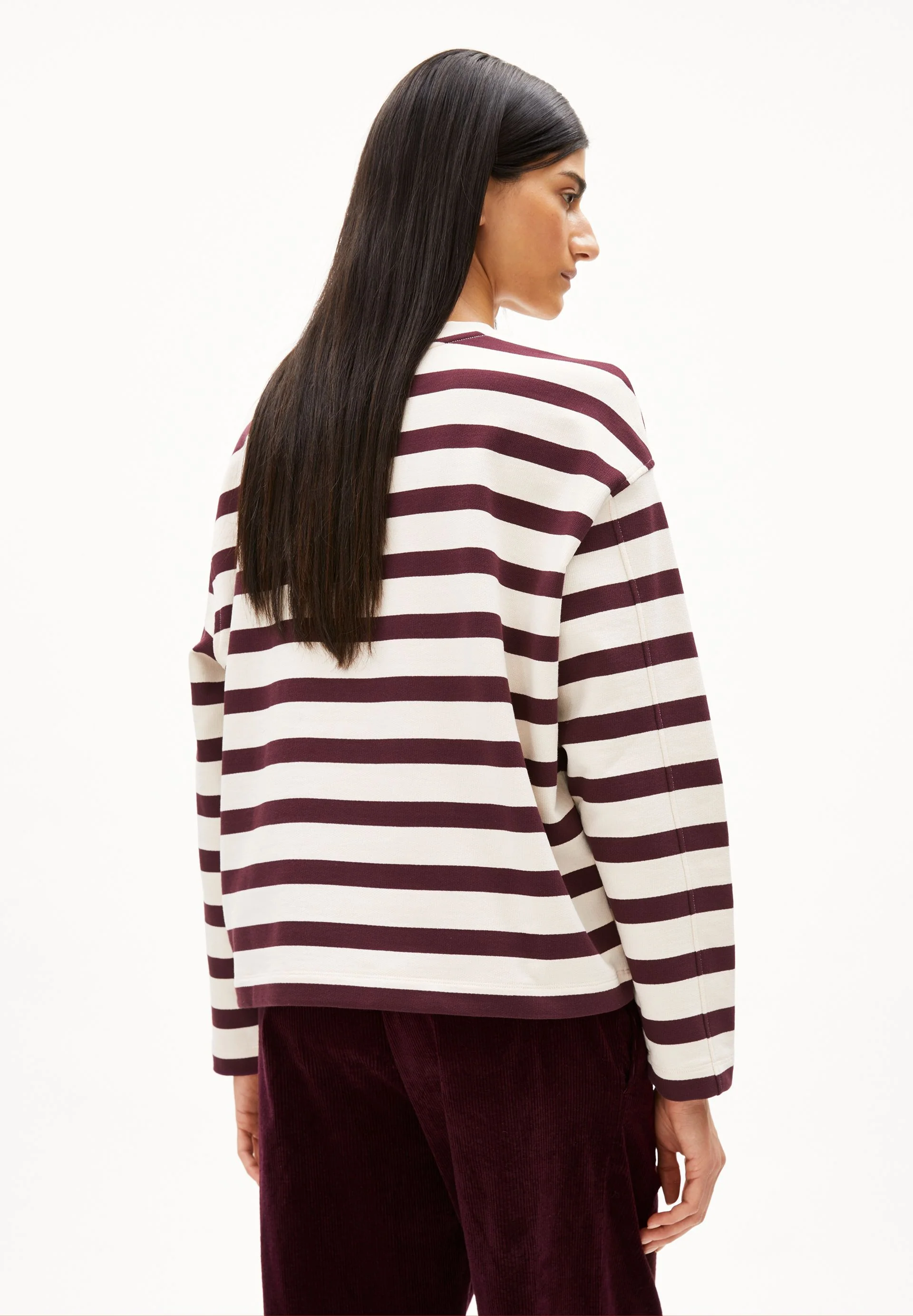 ICONIC Å FRANKAA BOLD SWEATSHIRT | undyed-dark cranberry - Image 2