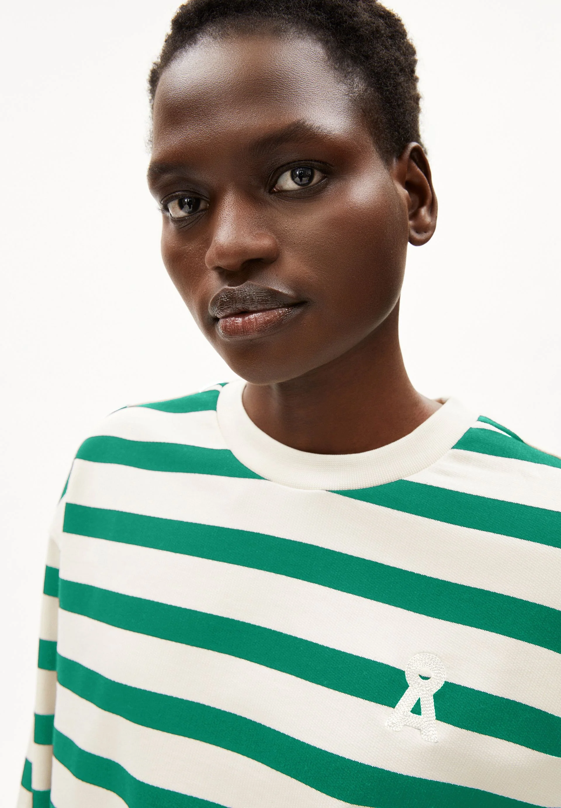 ICONIC Å FRANKAA BOLD SWEATSHIRT | undyed-emerald green - Image 3