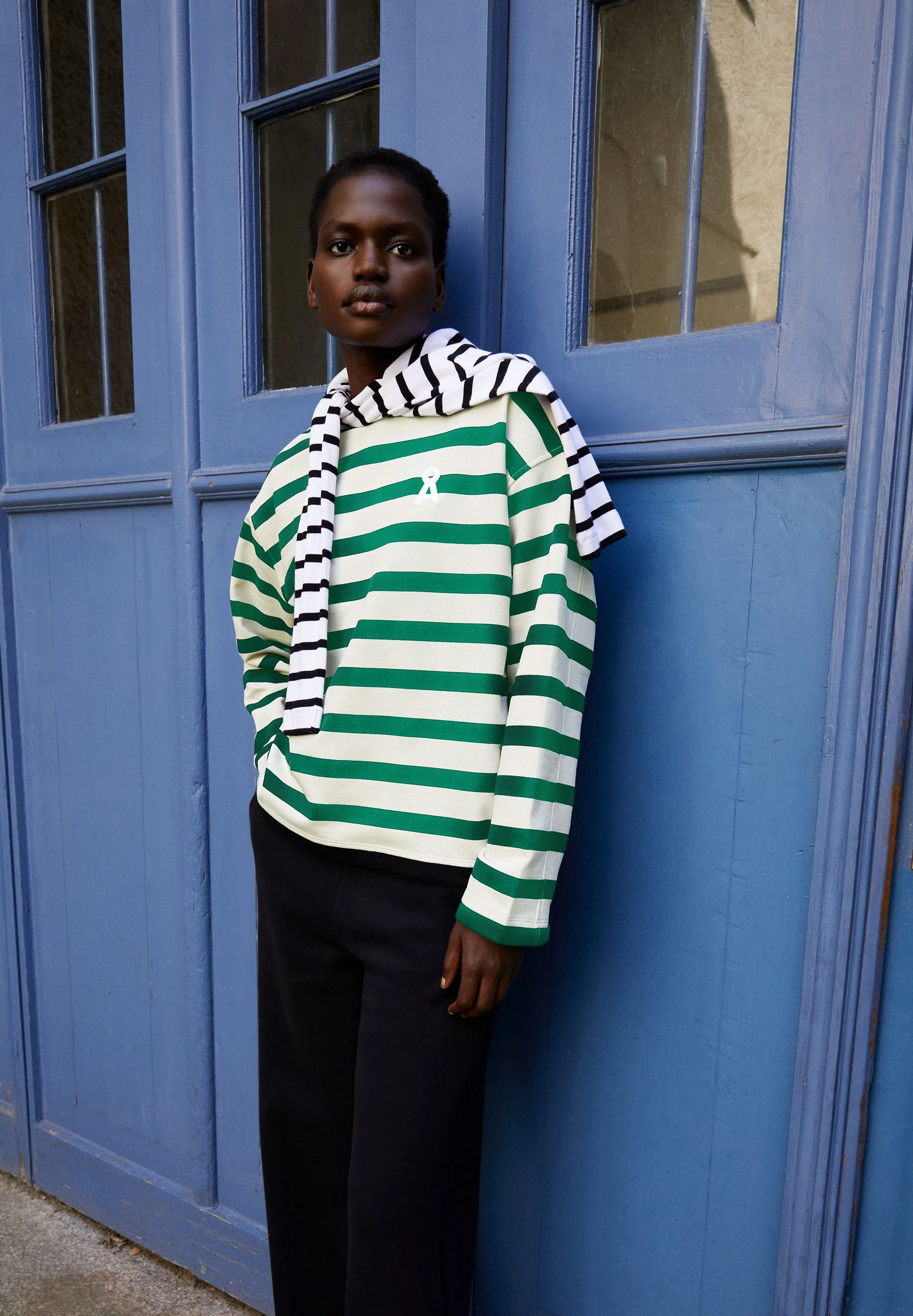ICONIC Å FRANKAA BOLD SWEATSHIRT | undyed-emerald green - Image 4