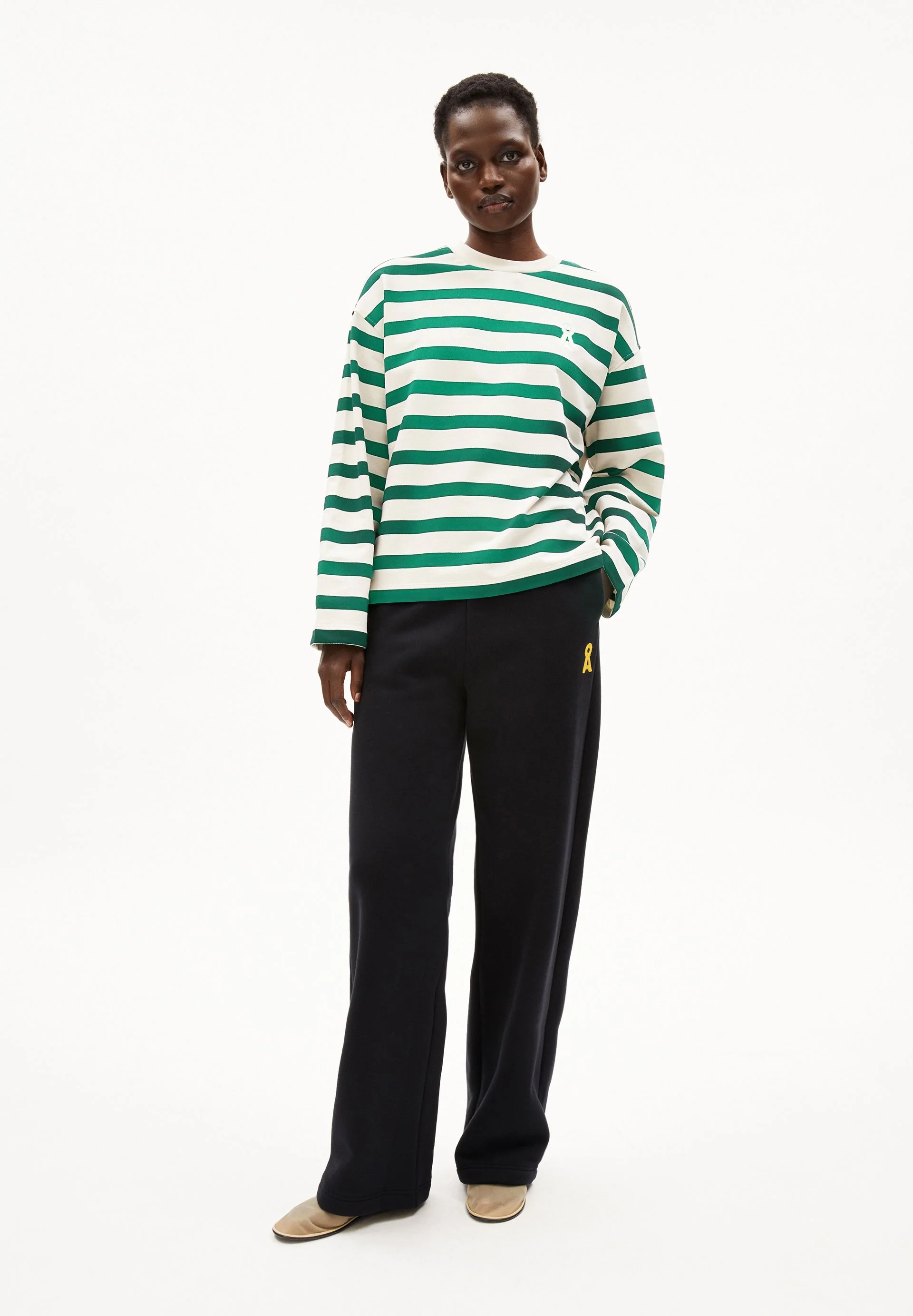 ICONIC Å FRANKAA BOLD SWEATSHIRT | undyed-emerald green - Image 5