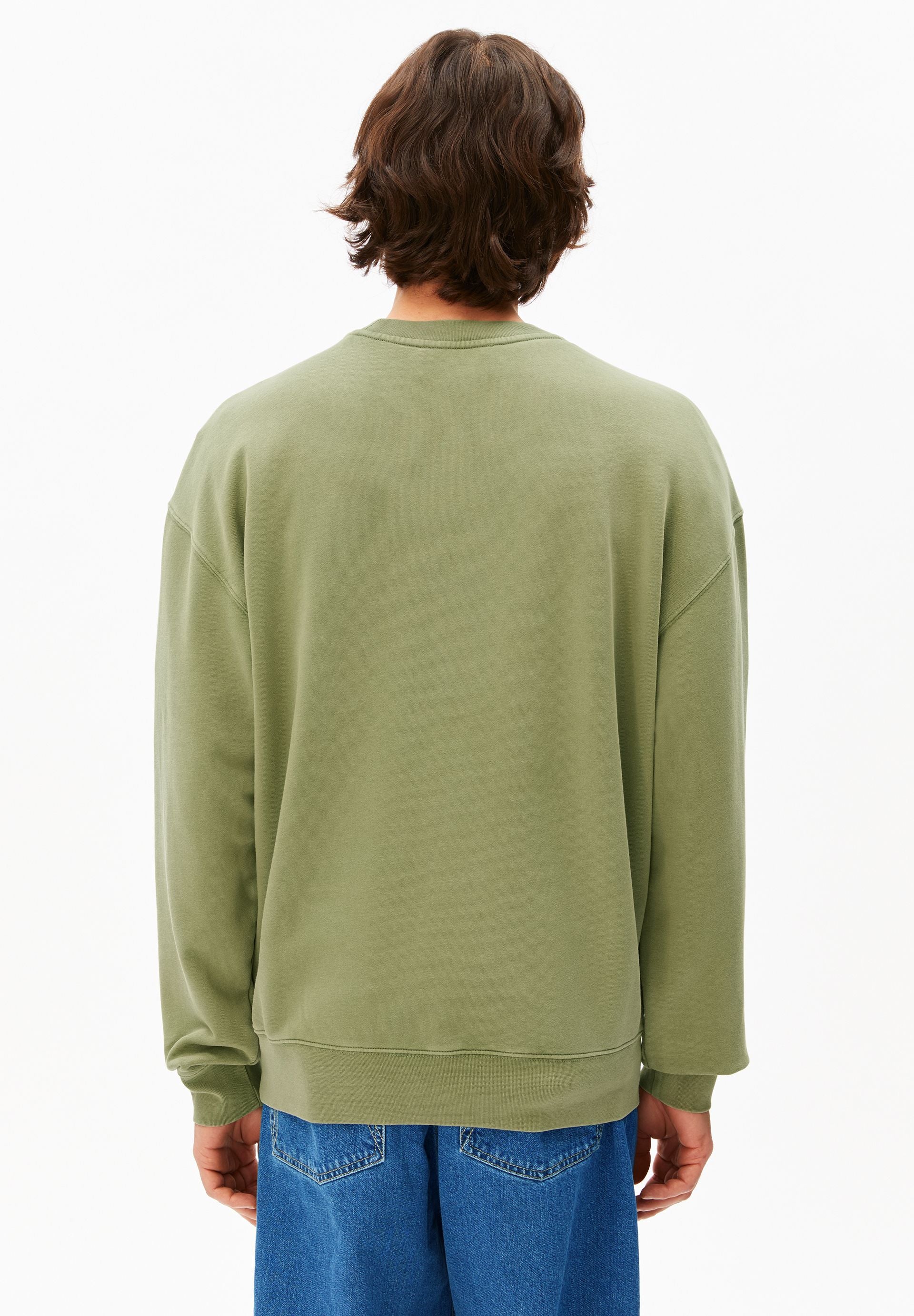 ICONIC Å GMT DYE SWEATSHIRT | fatigue green washed - Image 2