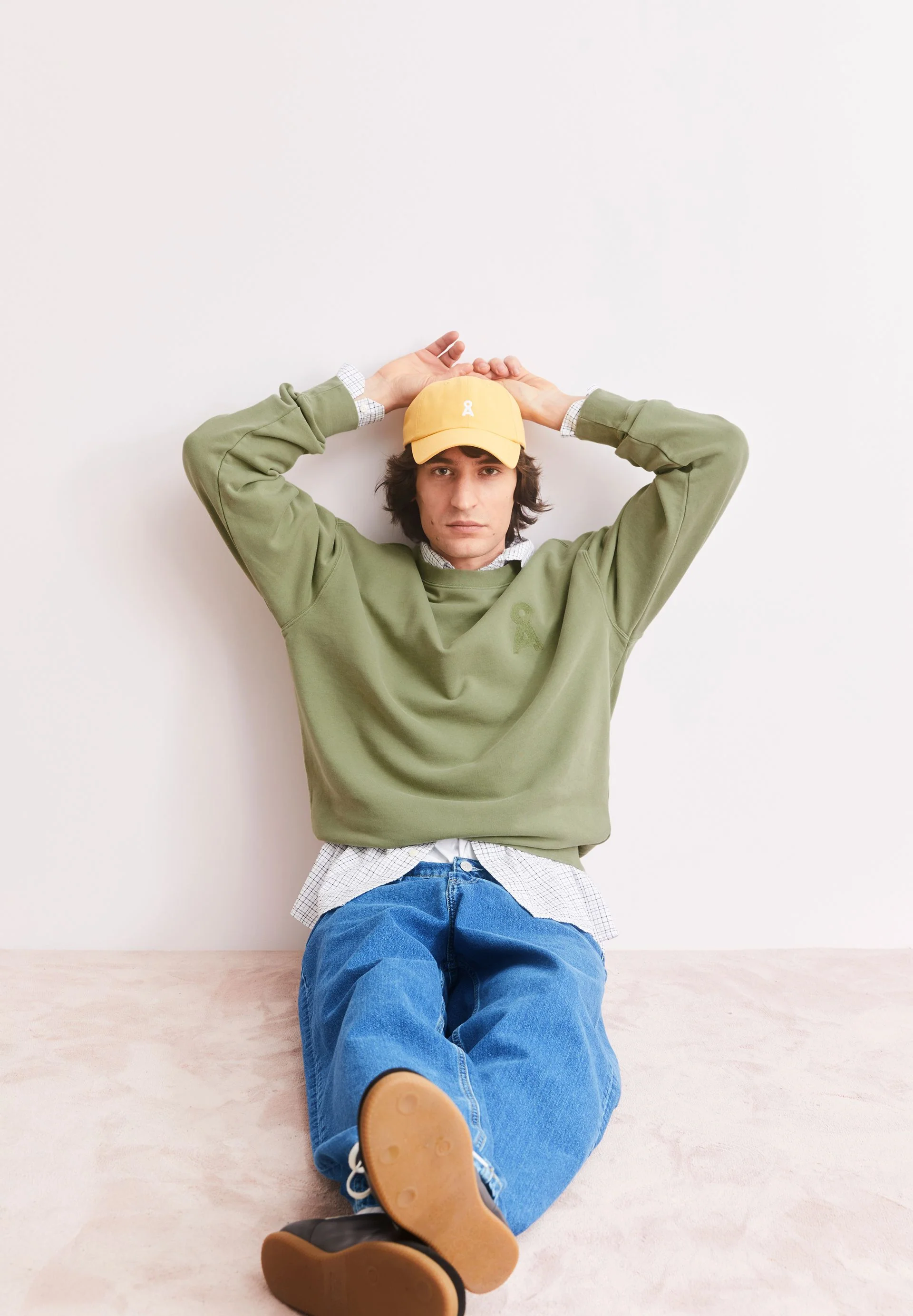 ICONIC Å GMT DYE SWEATSHIRT | fatigue green washed - Image 4