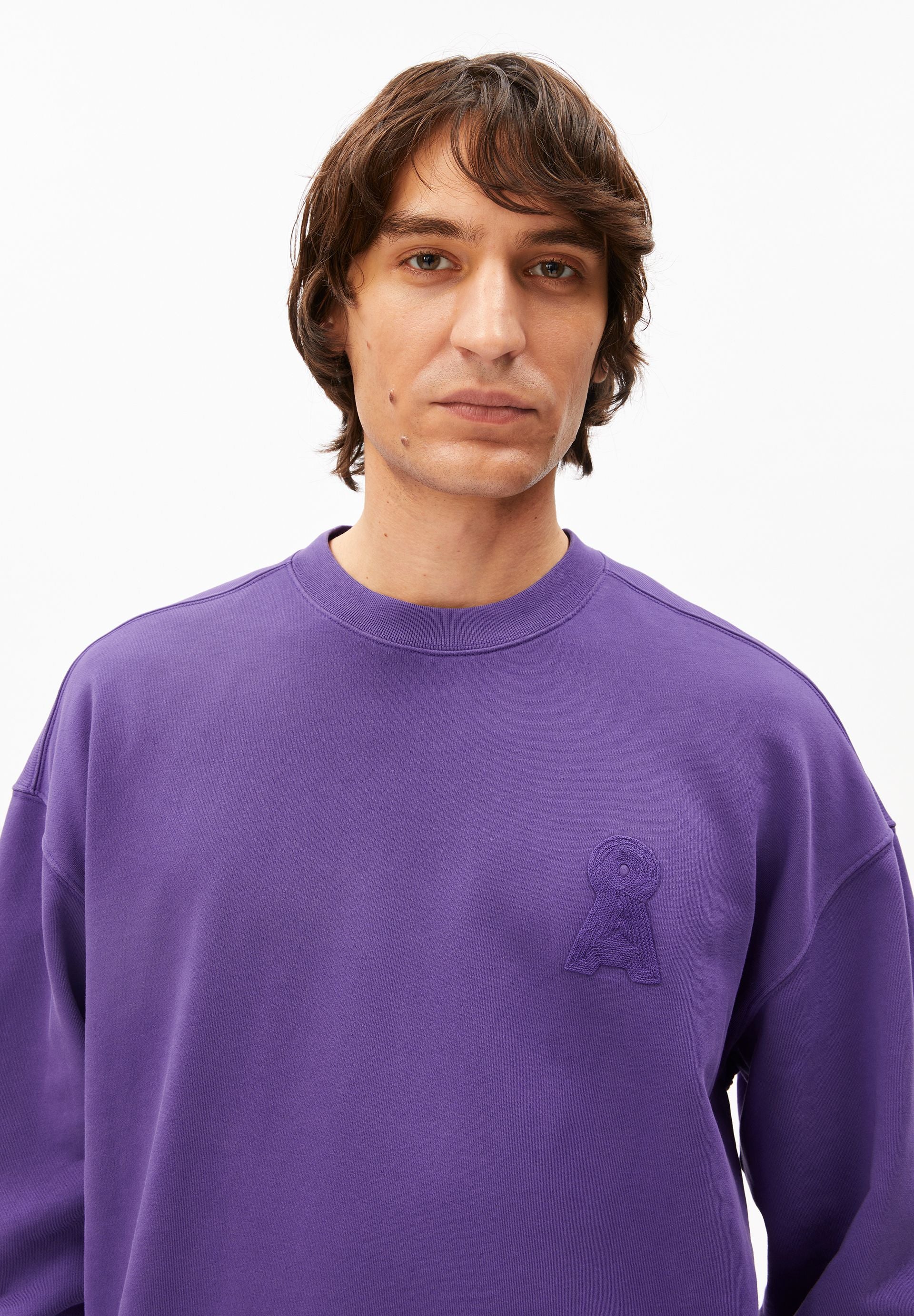 ICONIC Å GMT DYE SWEATSHIRT | pungent purple washed - Image 3