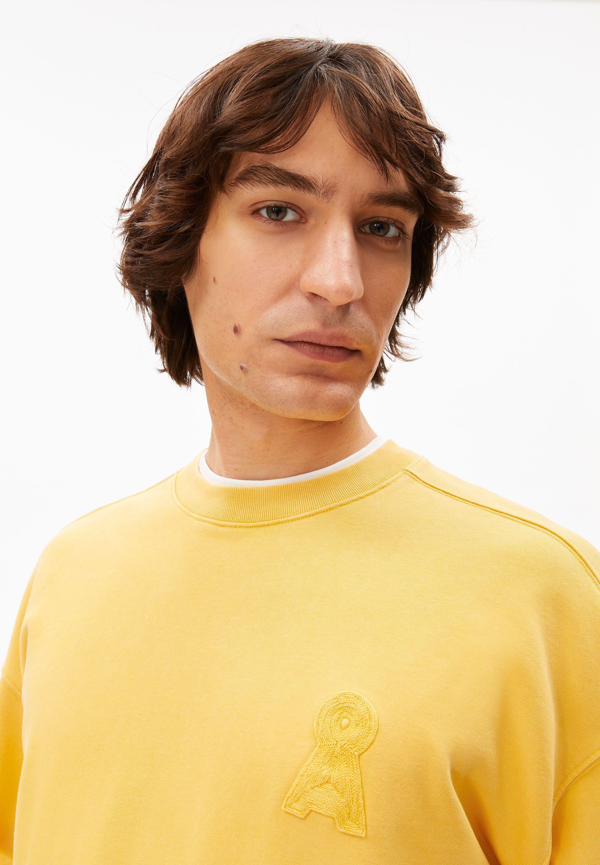 ICONIC Å GMT DYE SWEATSHIRT | sunflower washed - Image 3