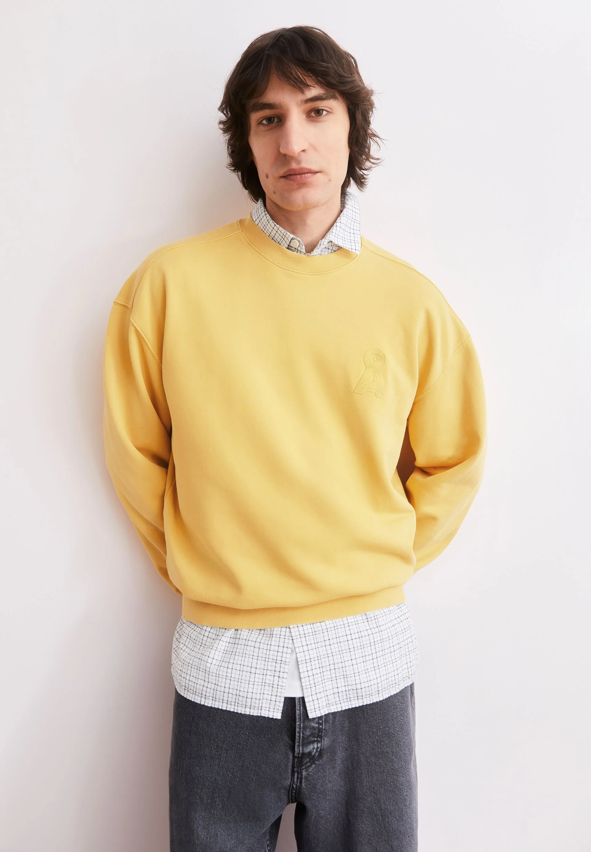 ICONIC Å GMT DYE SWEATSHIRT | sunflower washed - Image 4