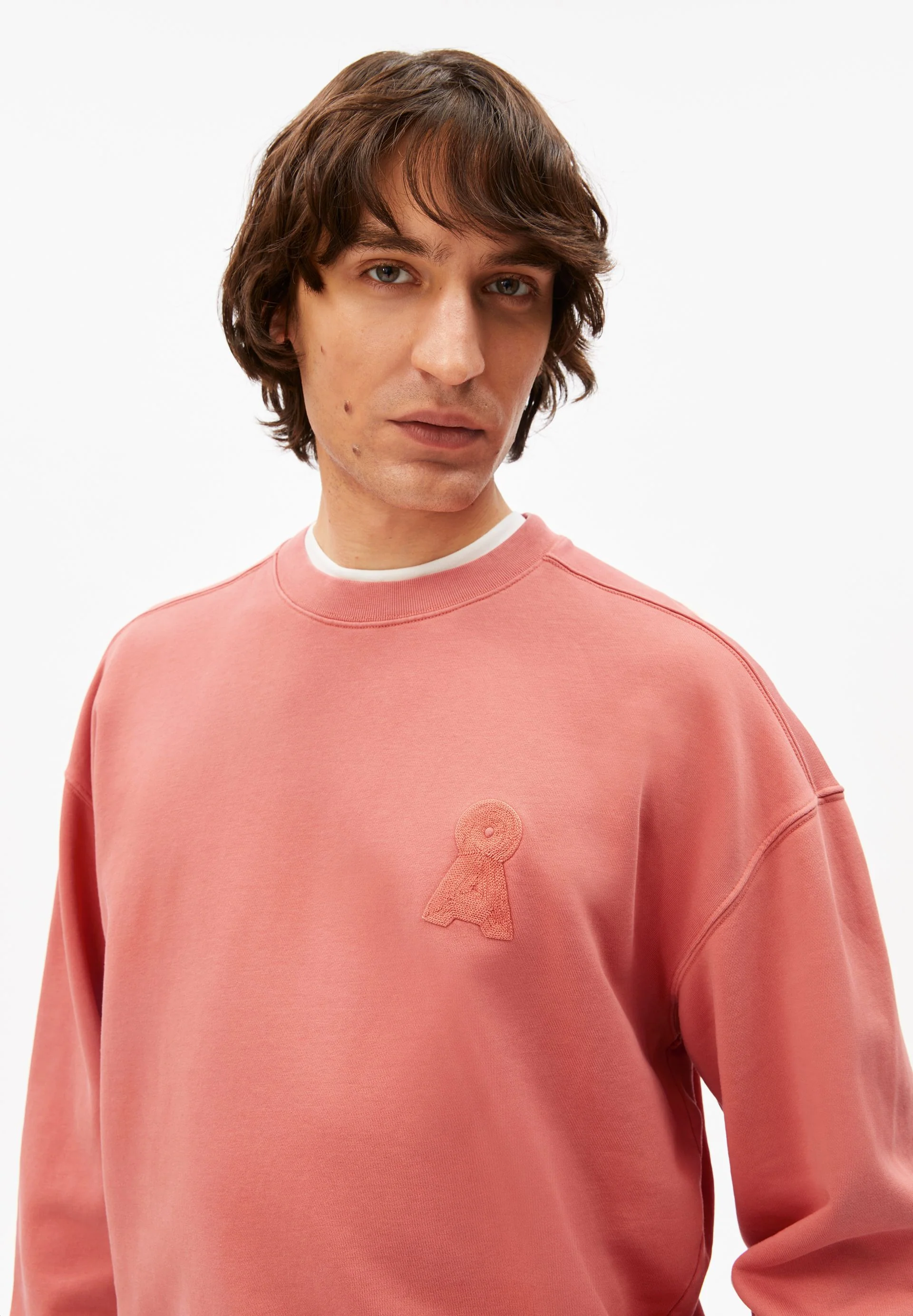 ICONIC Å GMT DYE SWEATSHIRT | tabasco red washed - Image 3