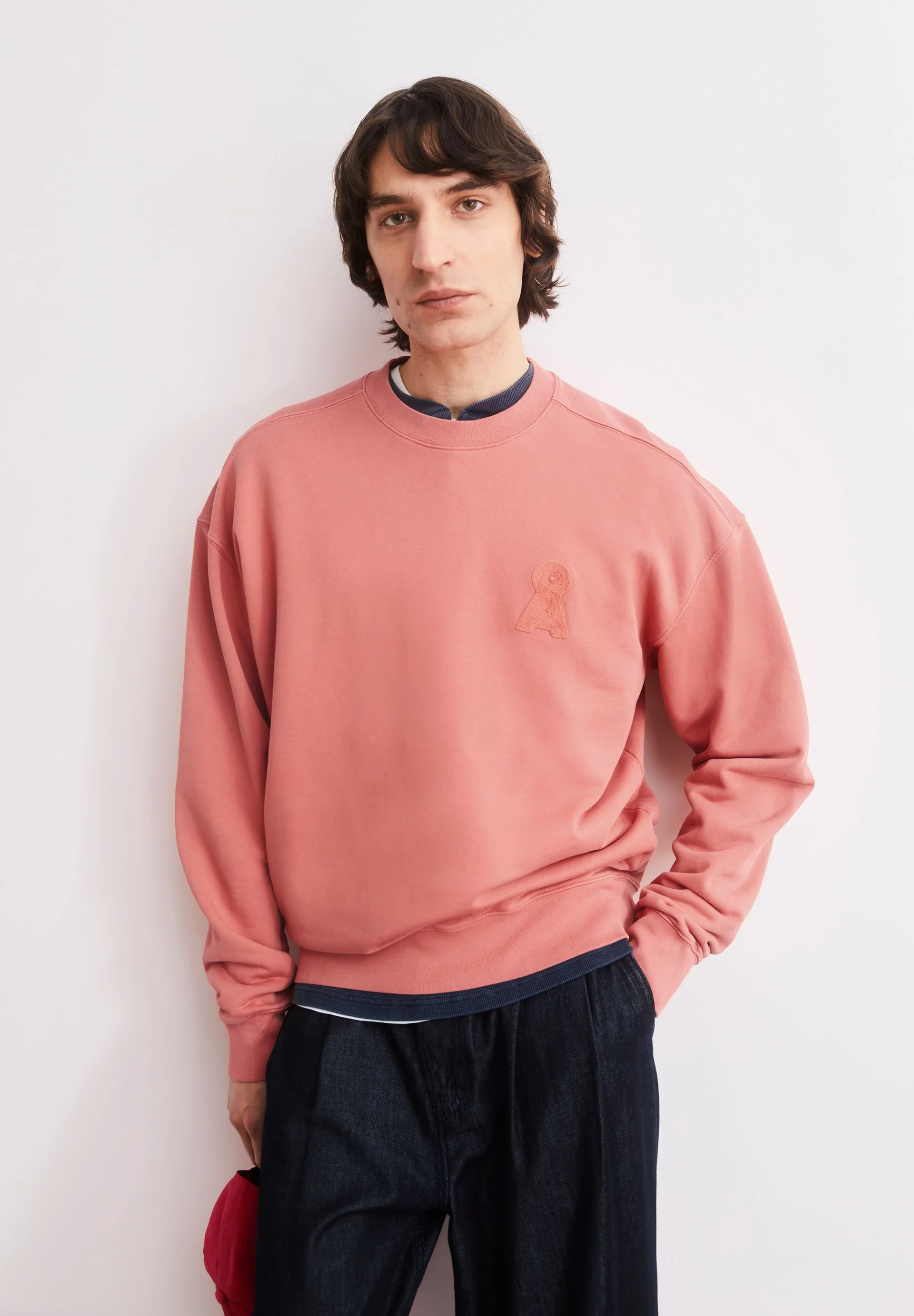ICONIC Å GMT DYE SWEATSHIRT | tabasco red washed - Image 4