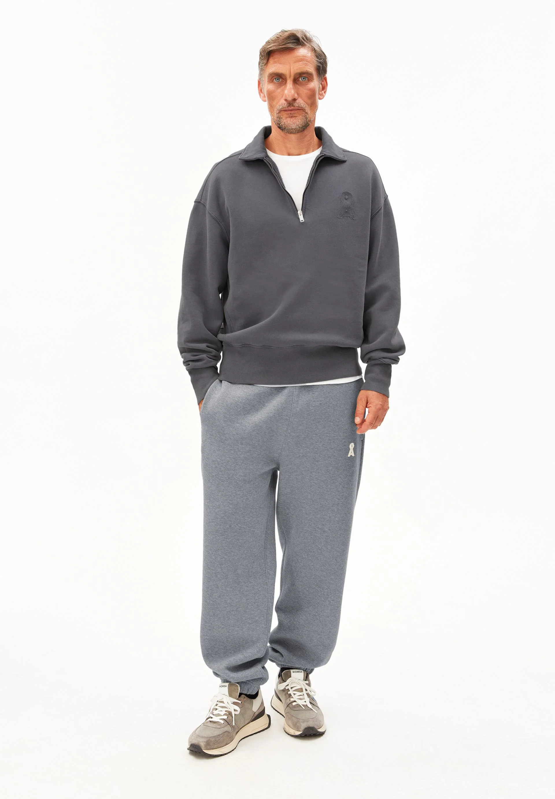 ICONIC Å GMT DYE SWEATTROYER | dark steel washed - Image 5