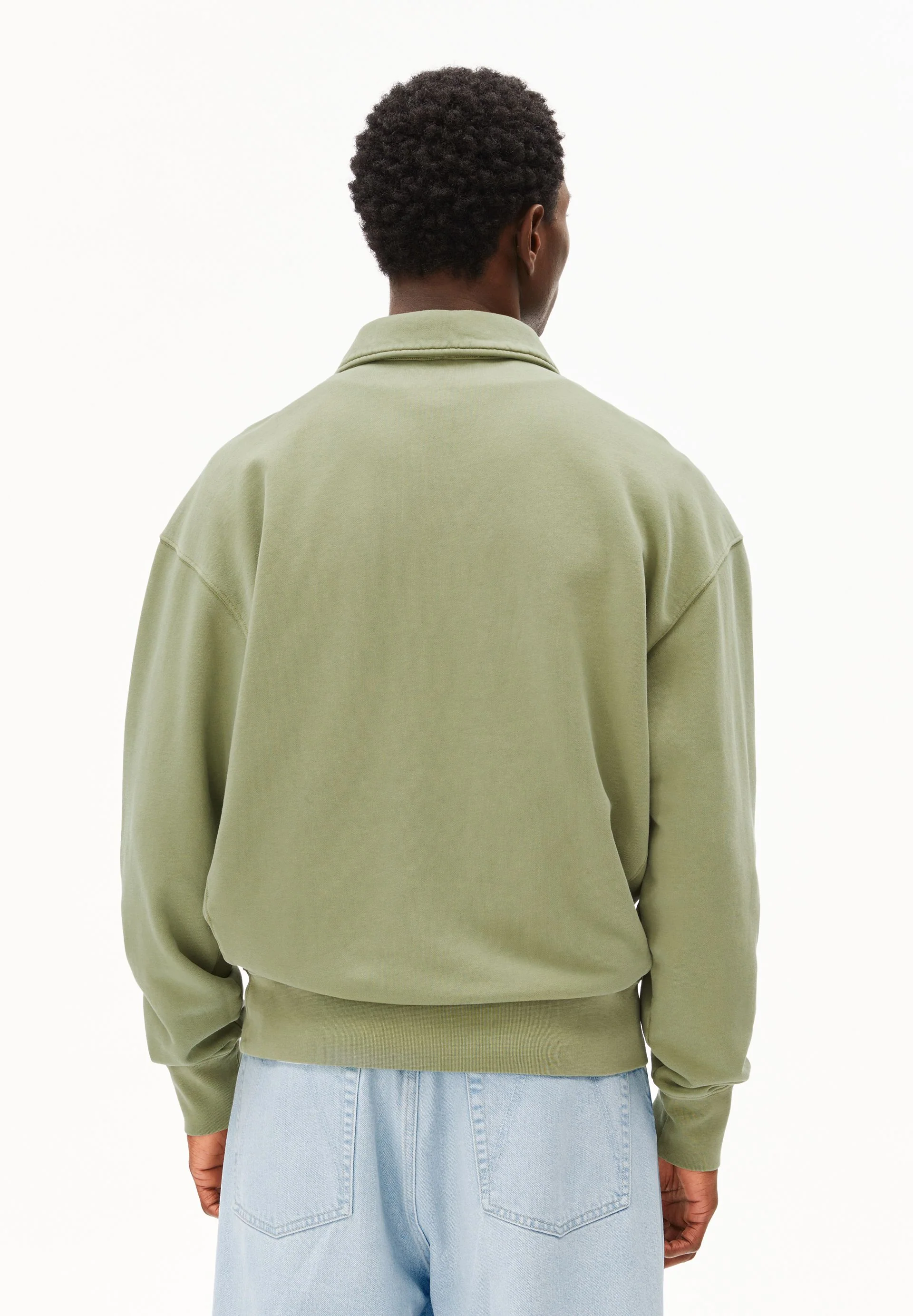 ICONIC Å GMT DYE SWEATTROYER | fatigue green washed - Image 2