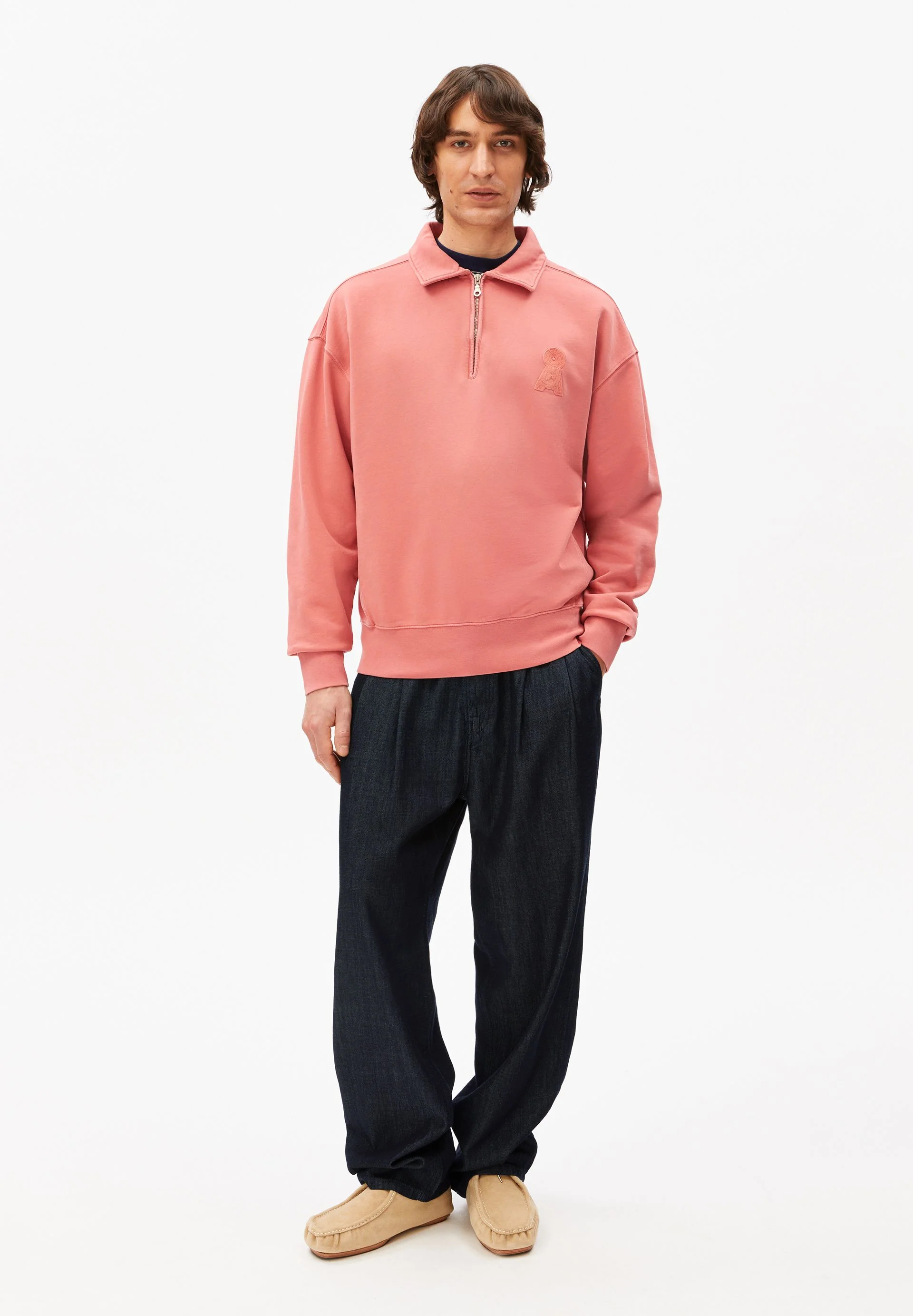 ICONIC Å GMT DYE SWEATTROYER | tabasco red washed - Image 5