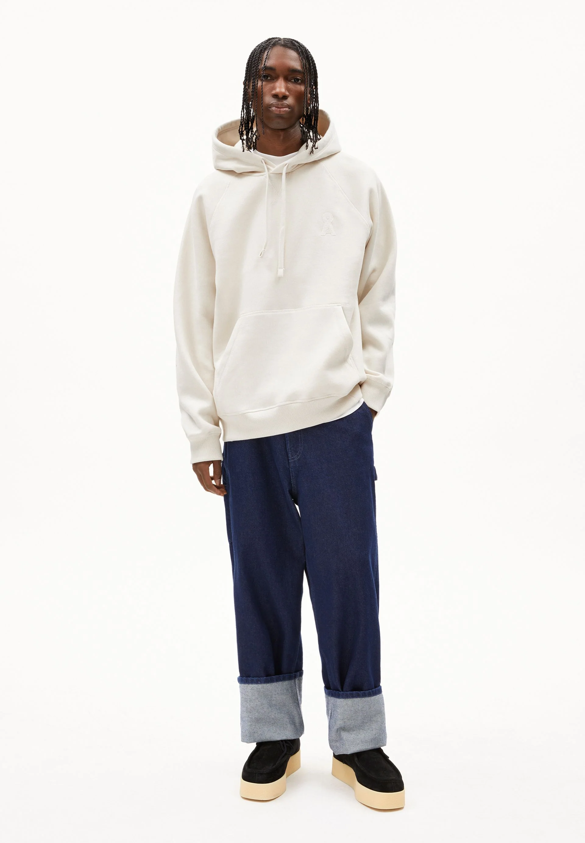 ICONIC Å MELANGE HOODIE | pure - Image 5
