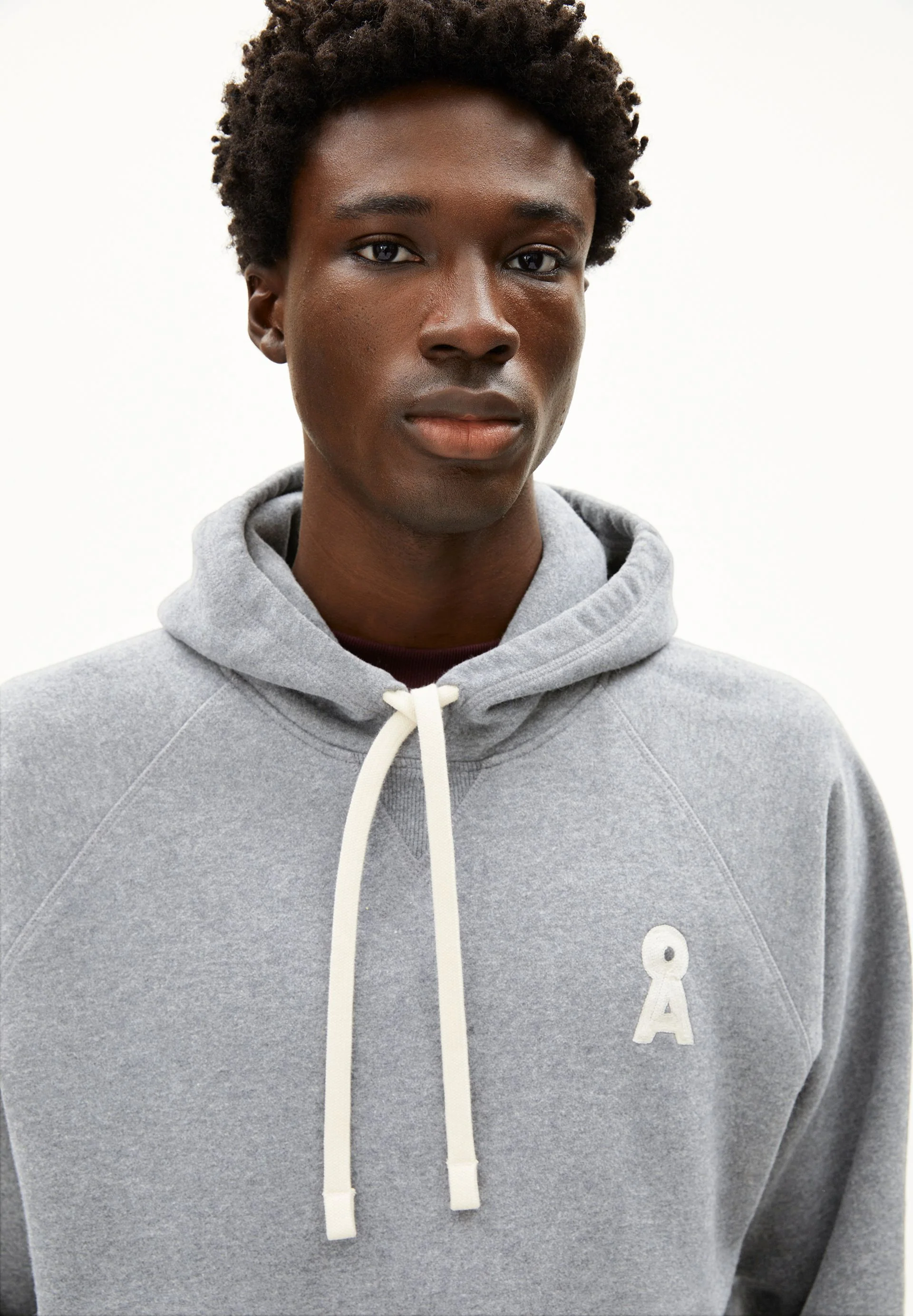 ICONIC Å MELANGE HOODIE | silver melange - Image 3