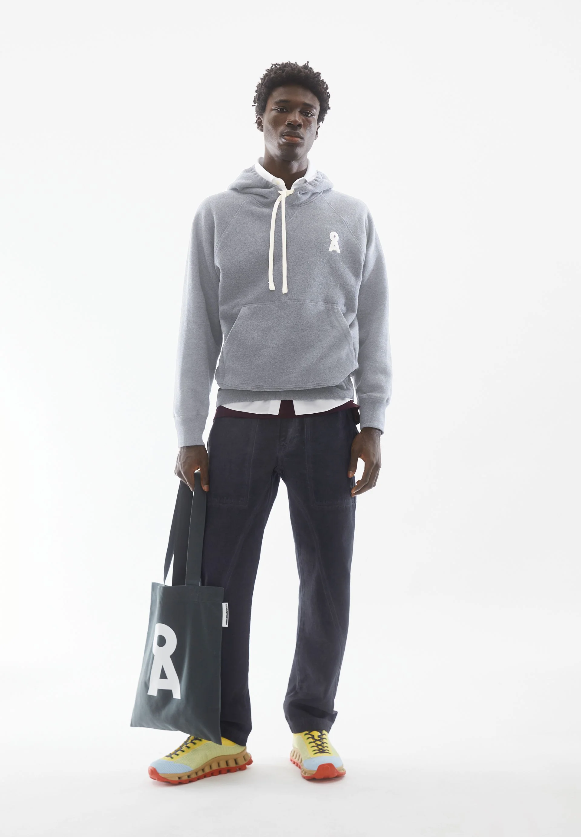 ICONIC Å MELANGE HOODIE | silver melange - Image 4