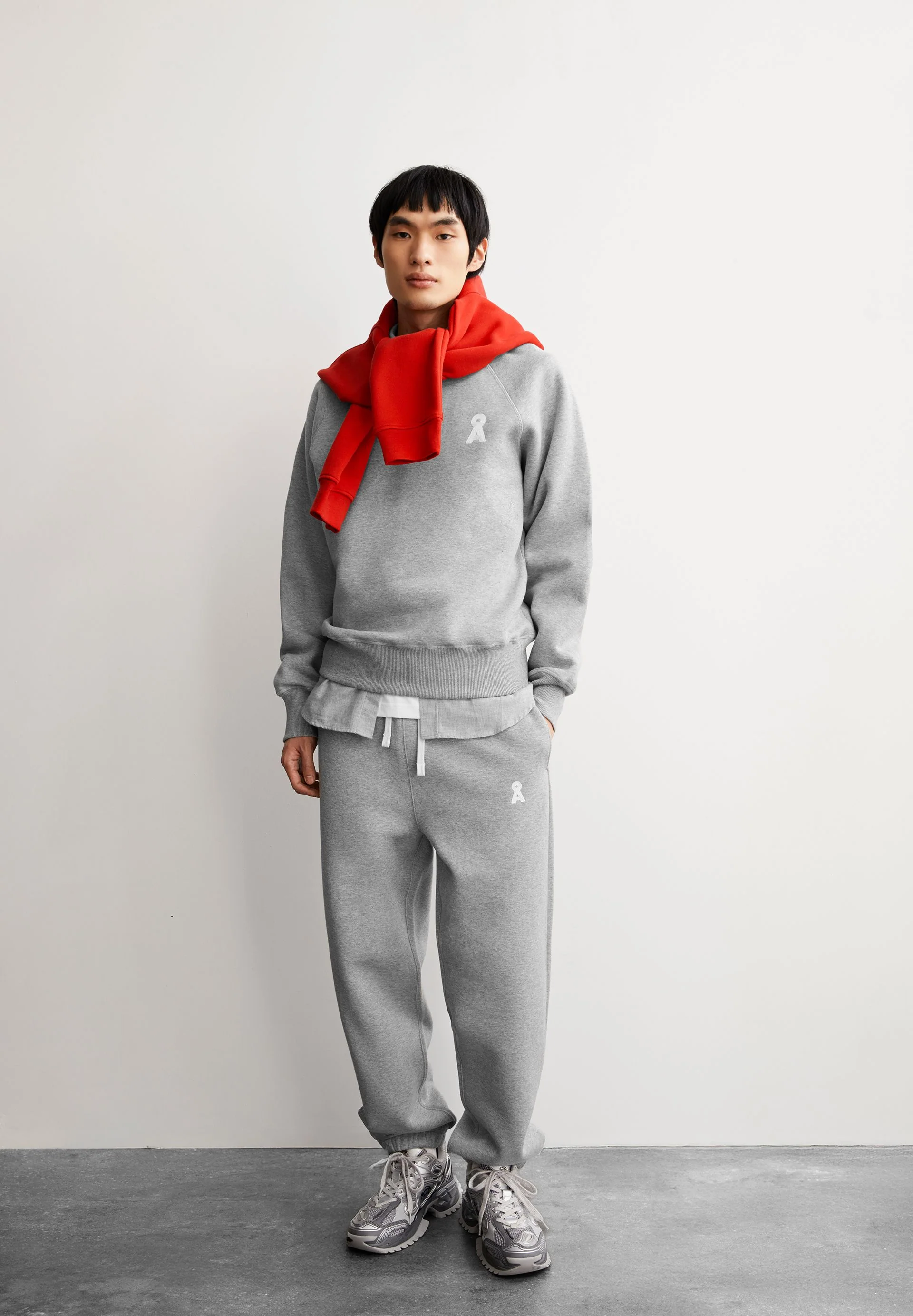 ICONIC Å MELANGE SWEATSHIRT | silver melange - Image 4