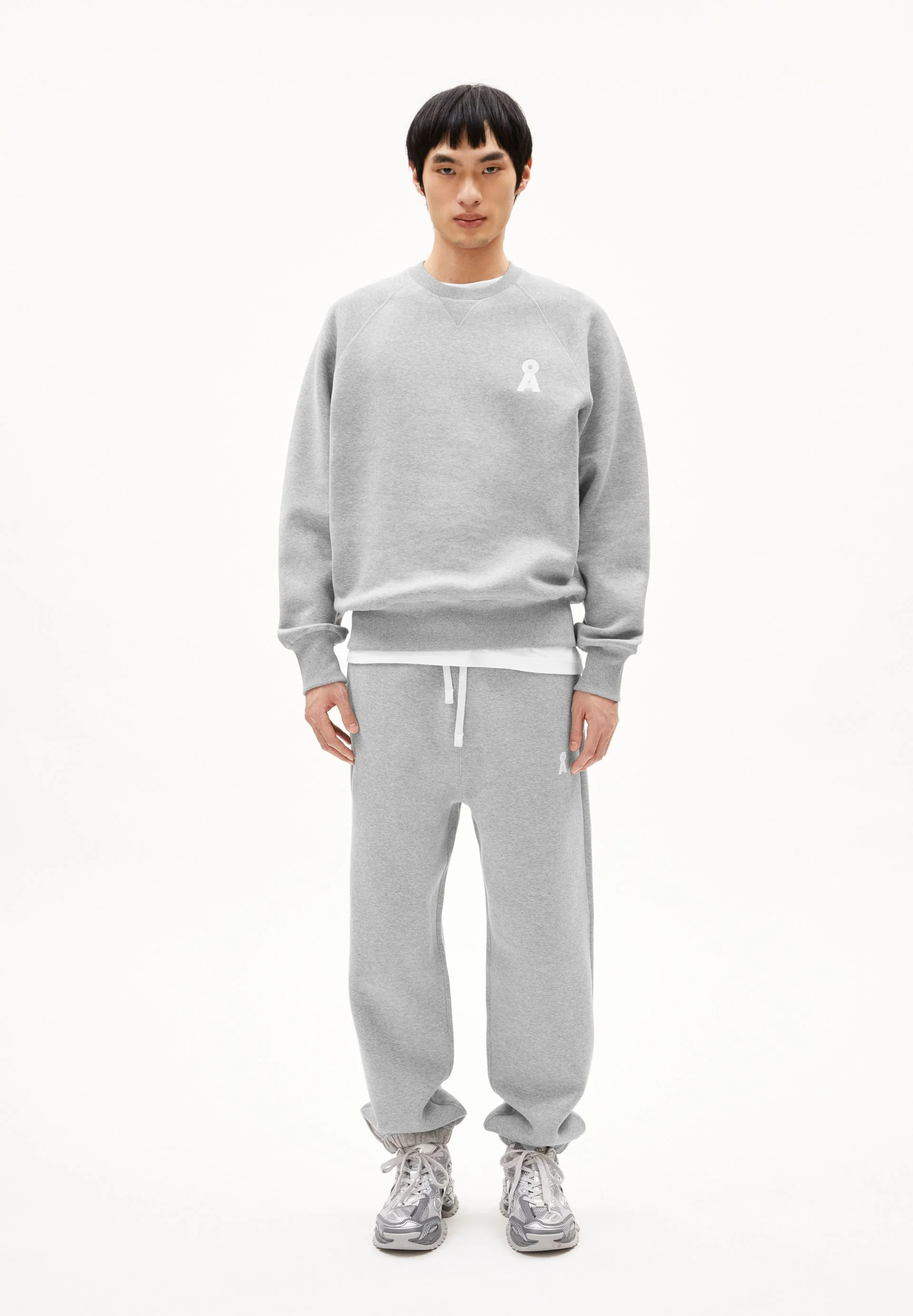 ICONIC Å MELANGE SWEATSHIRT | silver melange - Image 5