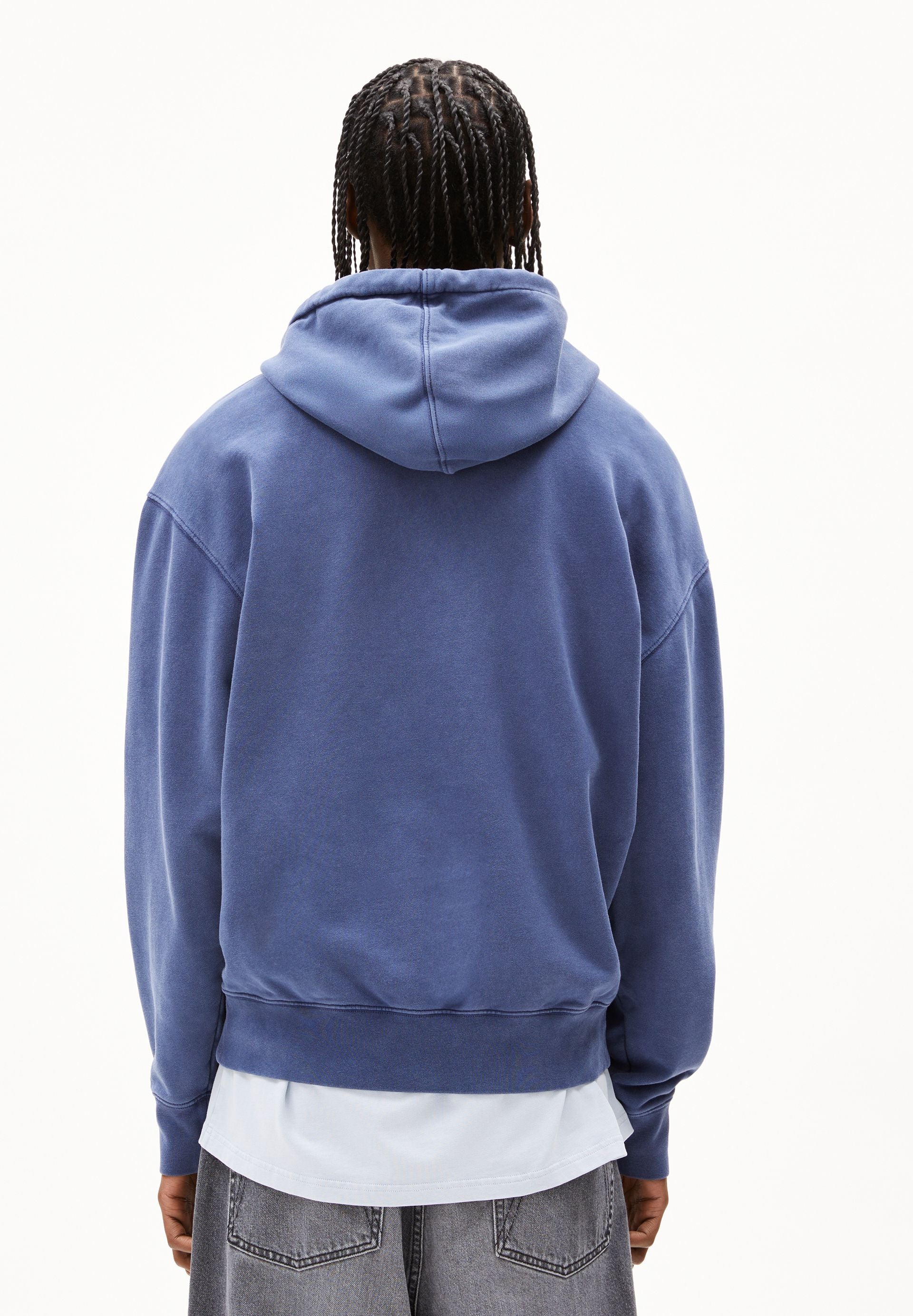ICONIC Å KIRAAN GMT DYE SWEATHOODIE | blue noon washed - Image 2