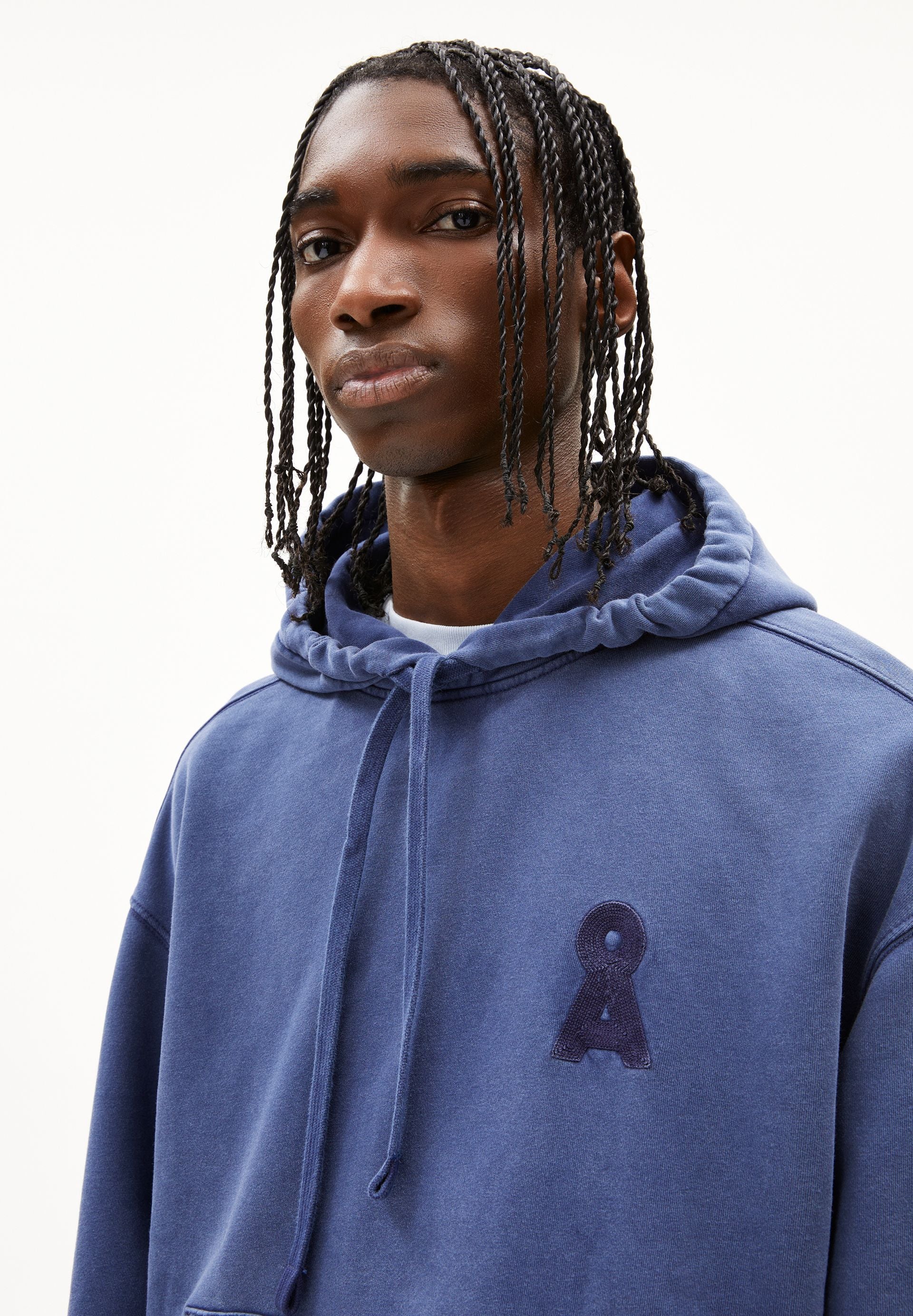 ICONIC Å KIRAAN GMT DYE SWEATHOODIE | blue noon washed - Image 3