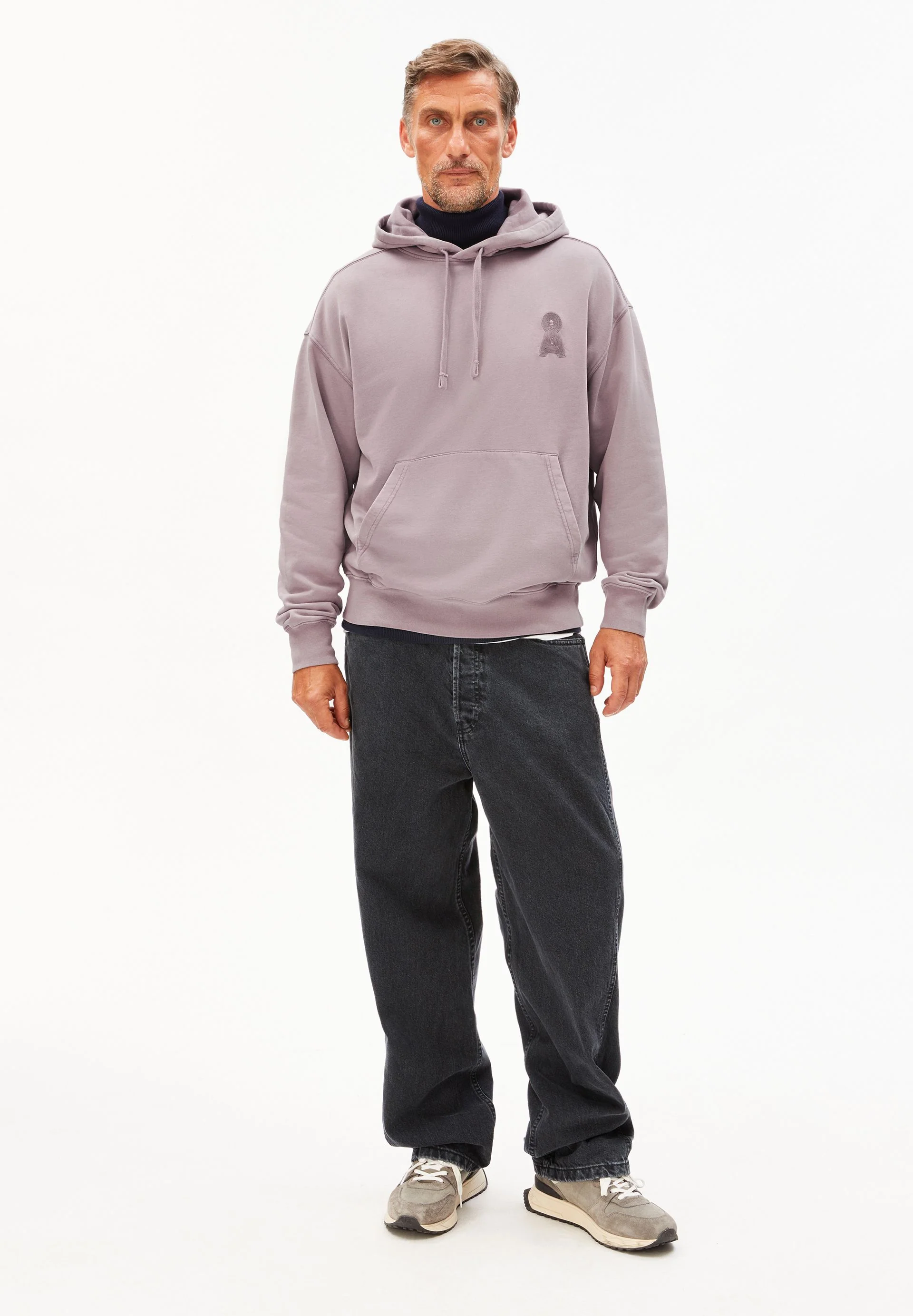 ICONIC Å KIRAAN GMT DYE SWEATHOODIE | light grape washed - Image 5