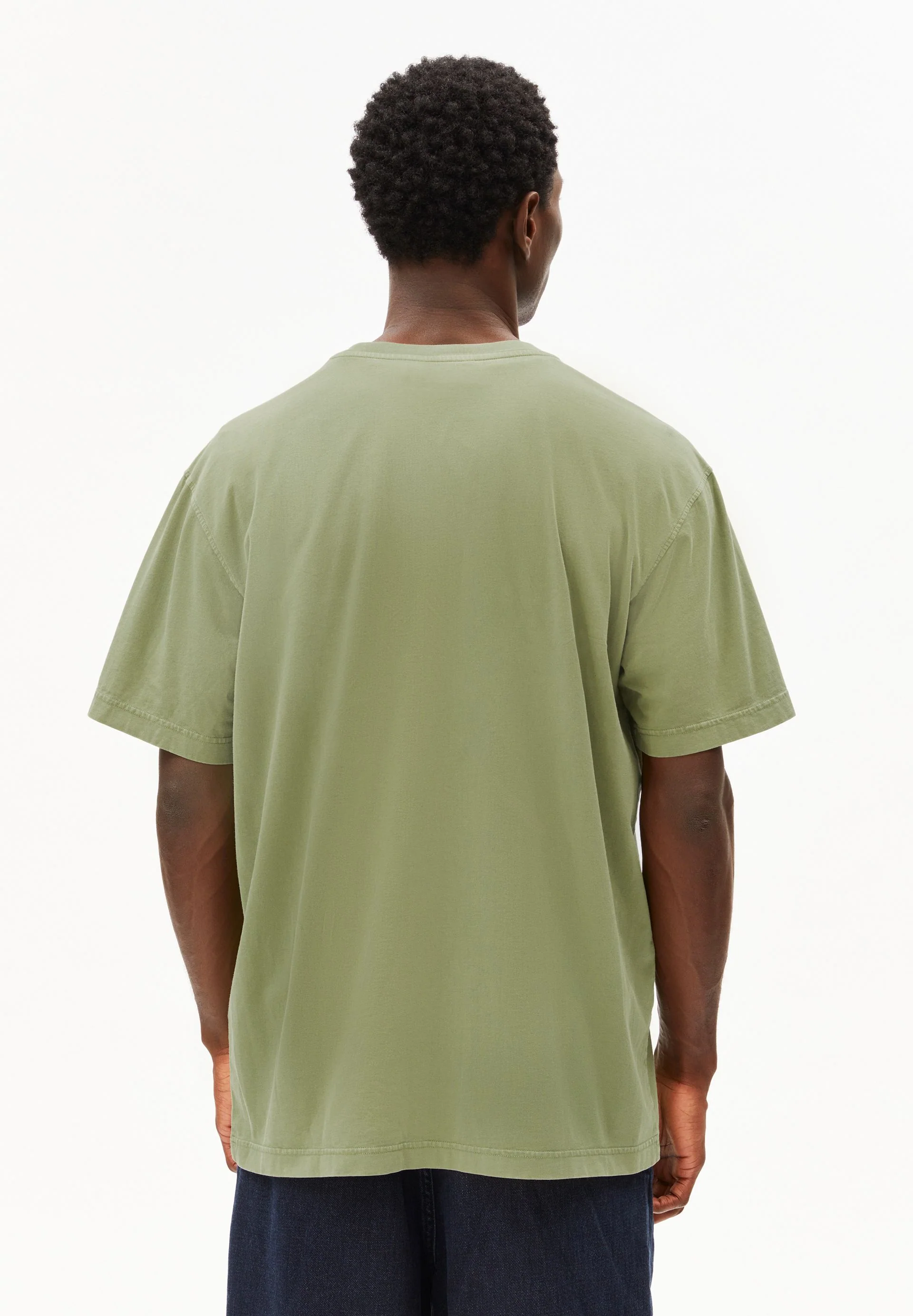 ICONIC Å MAARKOS GD T-SHIRT | fatigue green washed - Image 2
