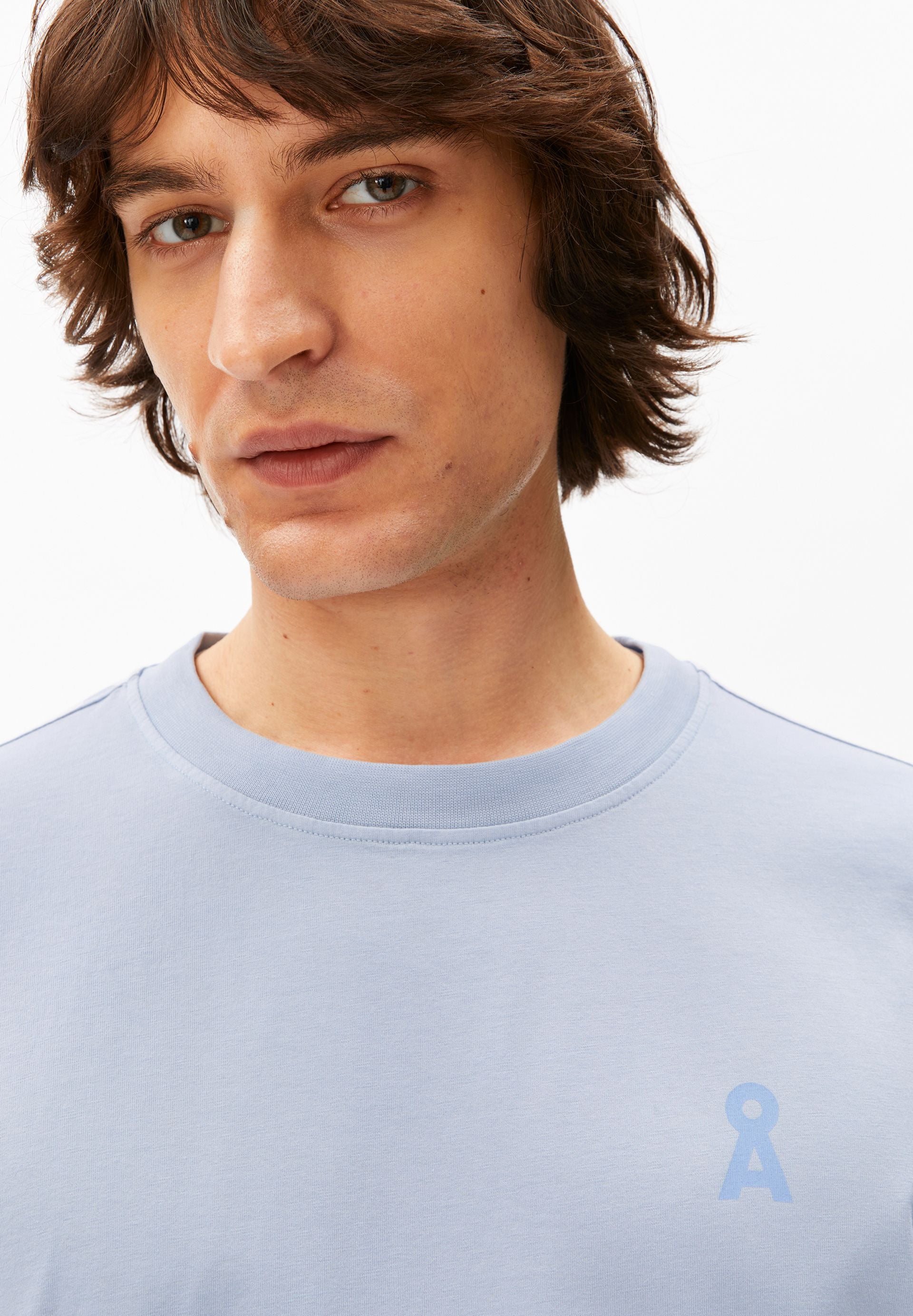 ICONIC Å MAARKOS GD T-SHIRT | wedgwood washed - Image 3