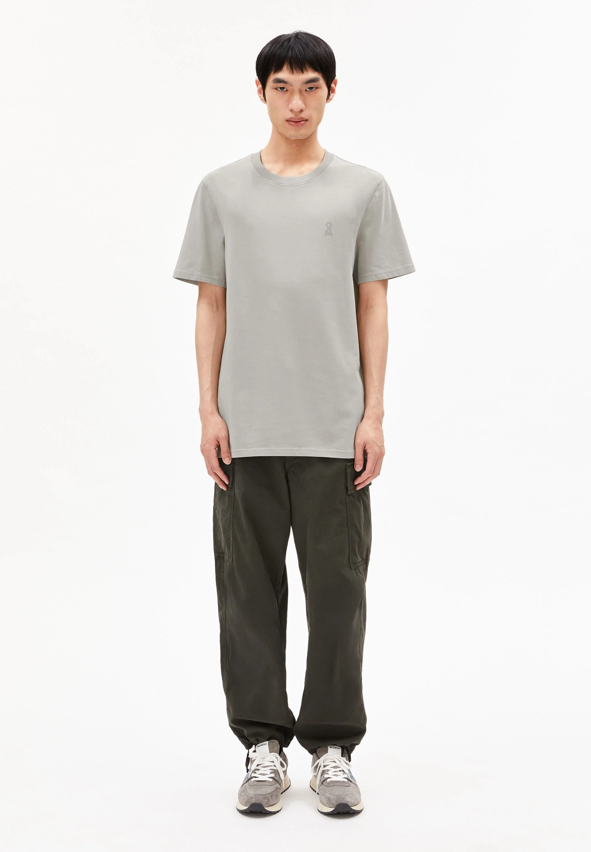 ICONIC Å MAARKOS GMT DYE T-SHIRT | light sage washed - Image 5