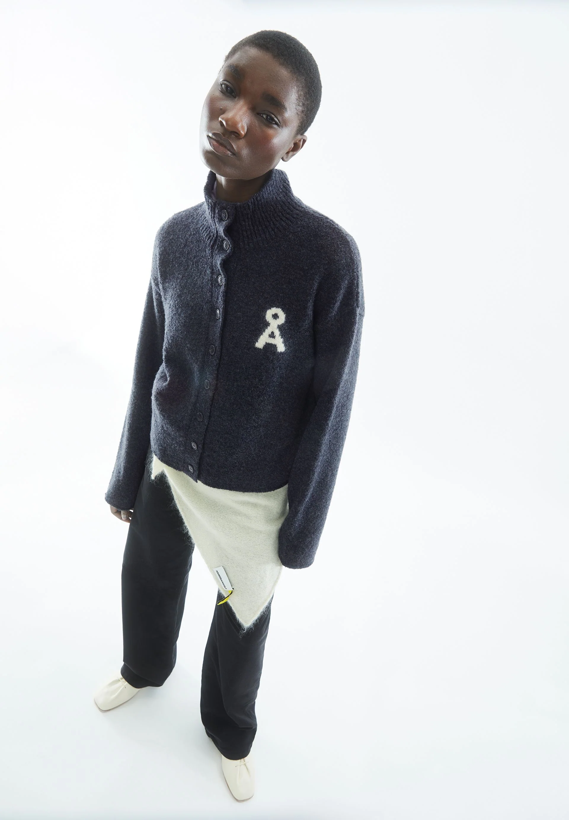 ICONIC Å RAMONAA BOUCLÉ | steel melange-oatmilk - Image 4