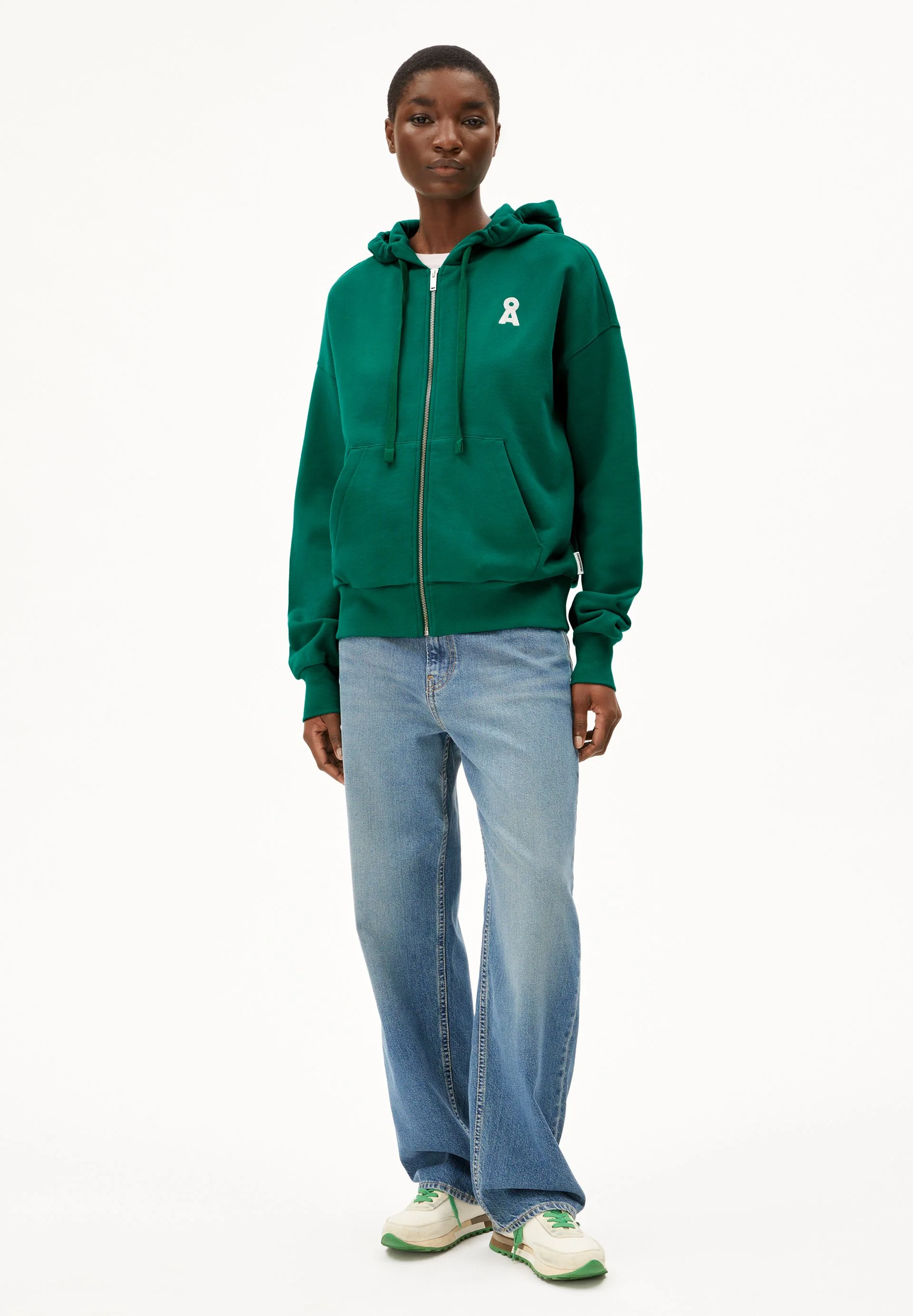 ICONIC Å RIXAMAA SWEATJACKE | emerald green - Image 5
