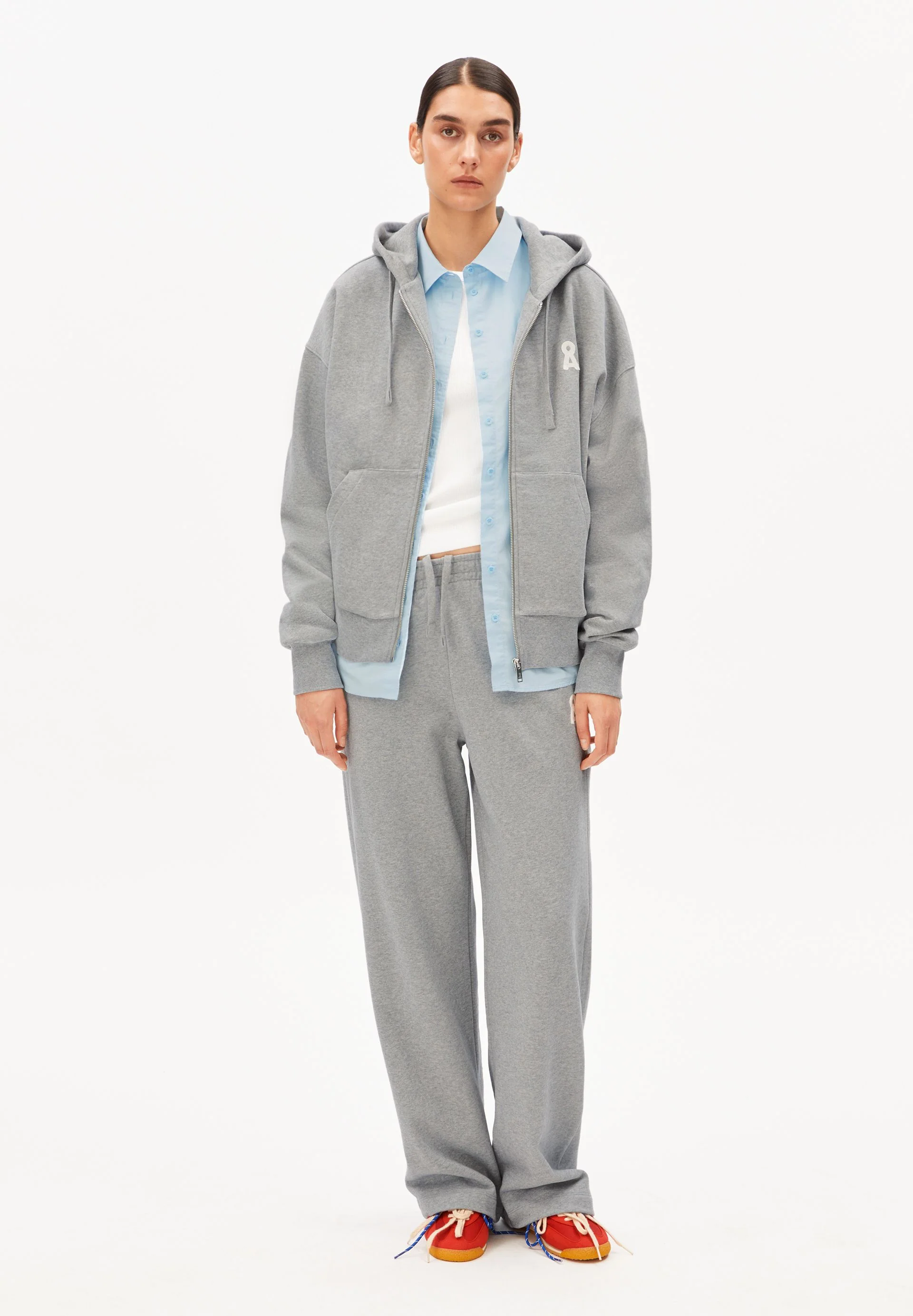 ICONIC Å RIXAMAA SWEATJACKE | silver melange - Image 5
