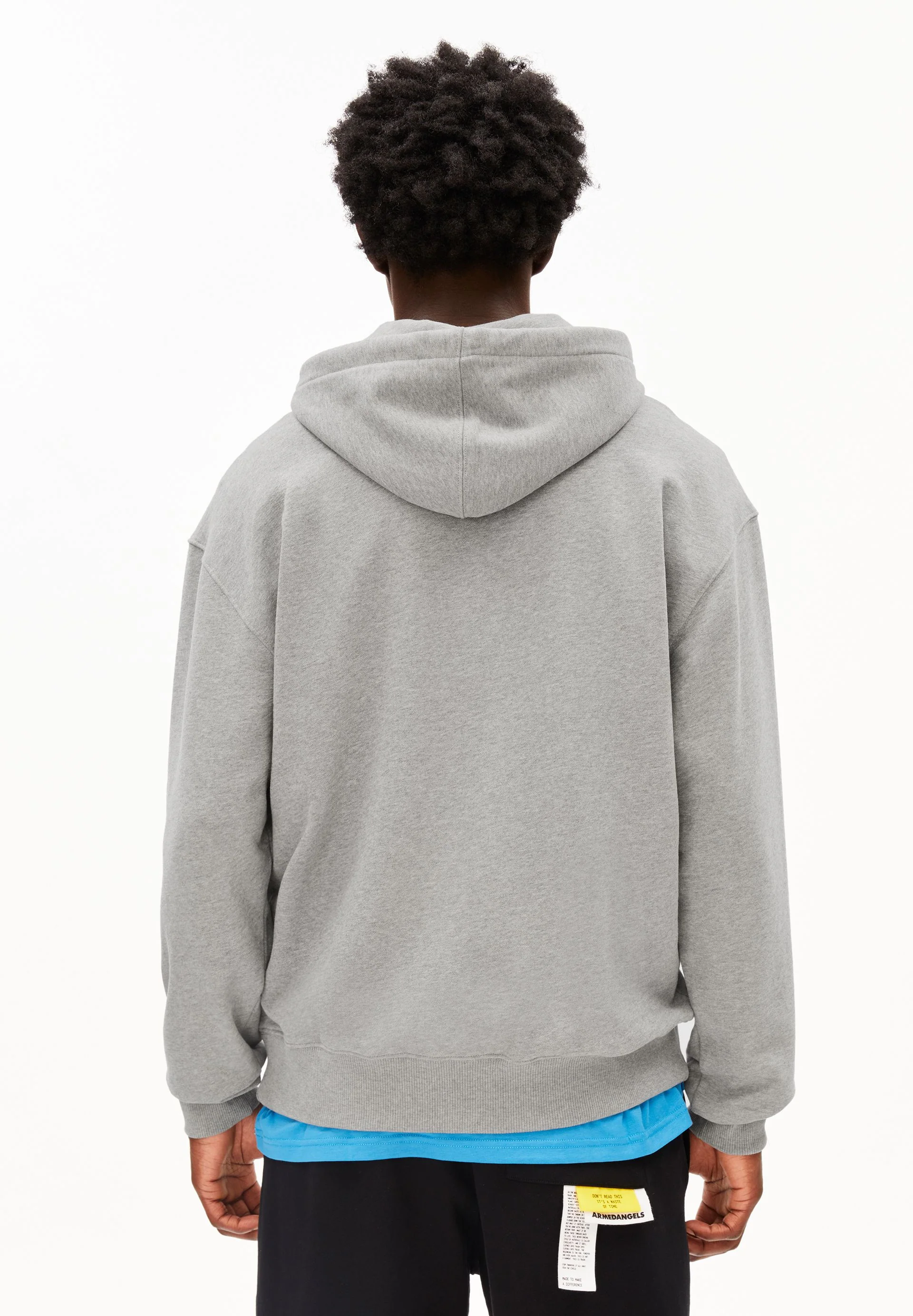 ICONIC Å SAROMIAAN SWEATJACKE | silver melange - Image 2