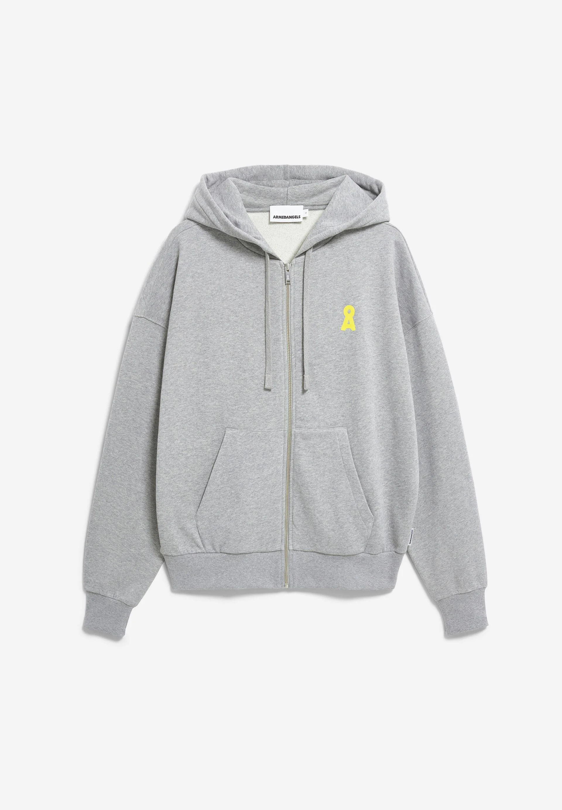 ICONIC Å SAROMIAAN SWEATJACKE | silver melange - Image 6