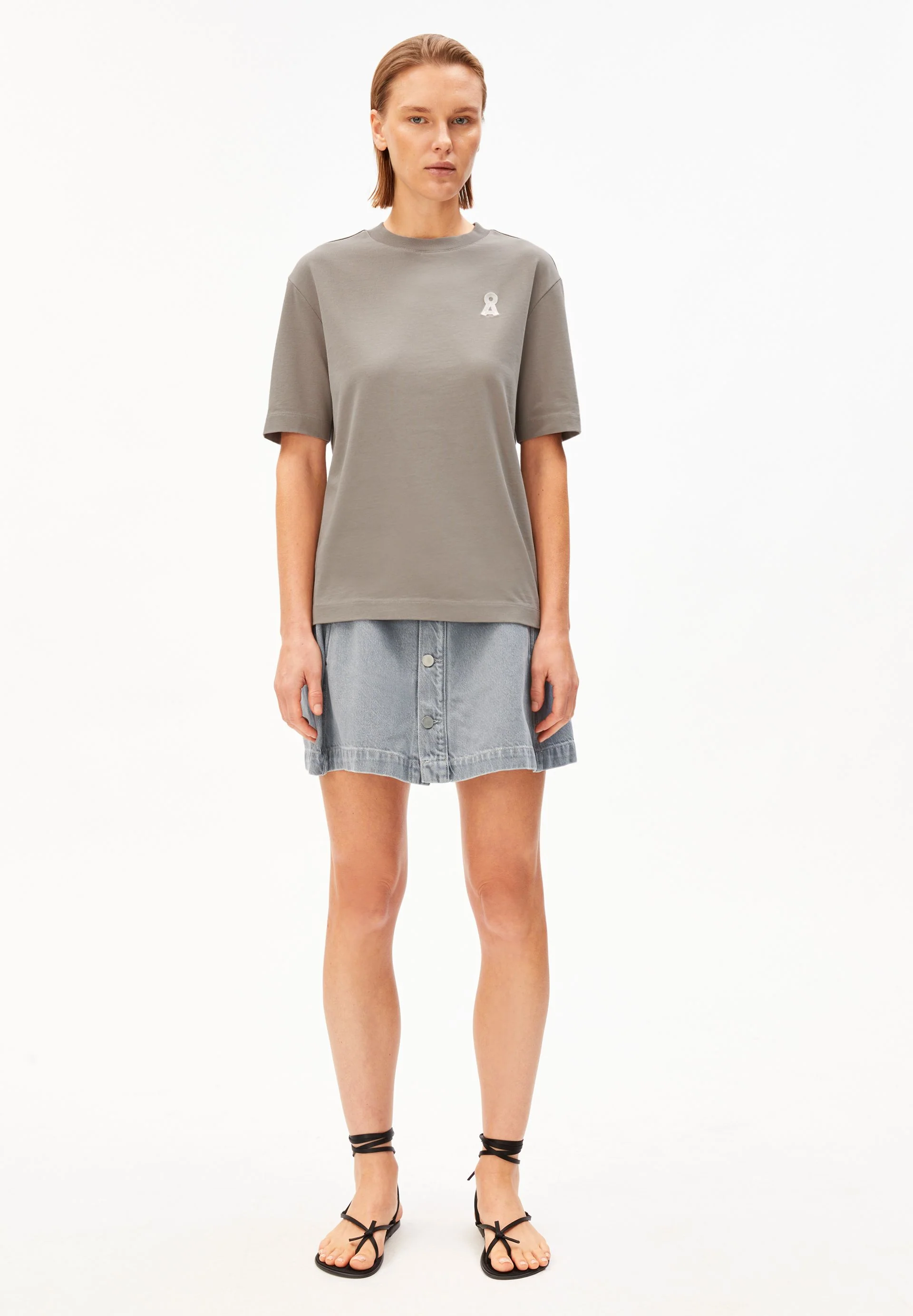 ICONIC Å TARJAA T-SHIRT | seal grey - Image 5