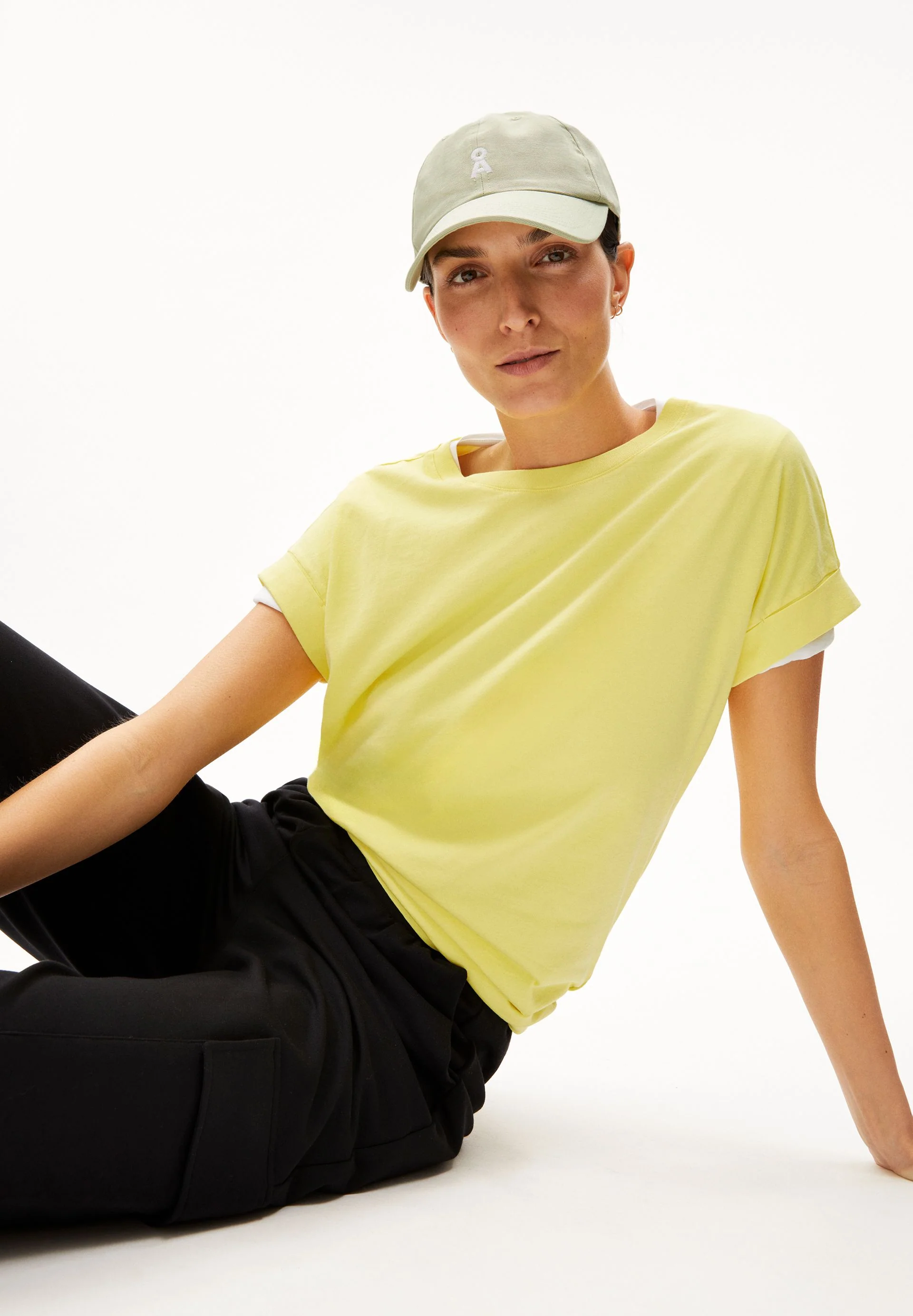 IDAARA T-SHIRT | armedangels yellow light - Image 4